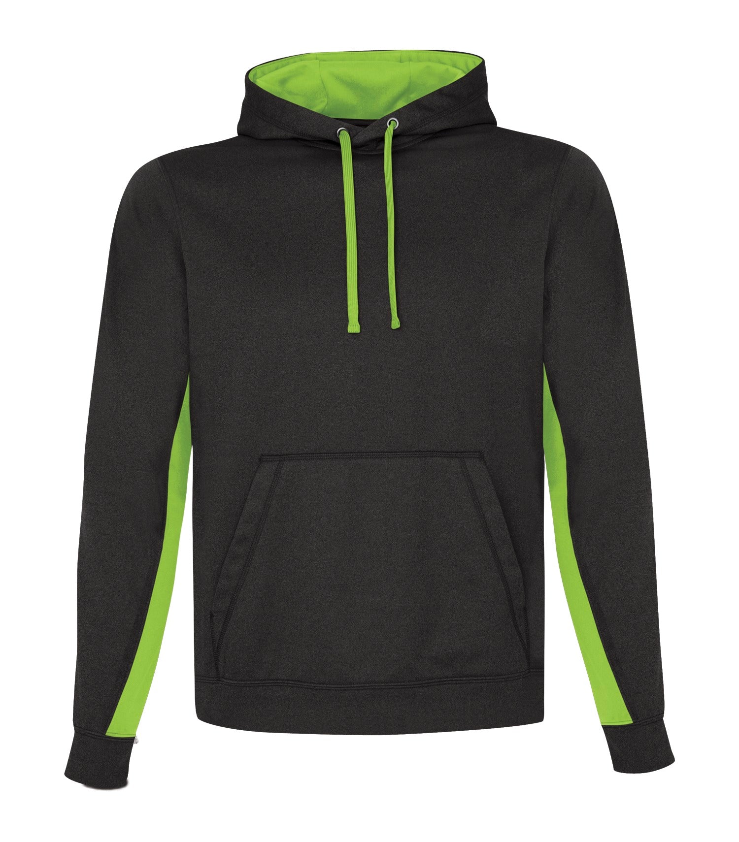 ATC - ATC™ GAME DAY™ FLEECE COLOUR BLOCK HOODIE. - F2011 Charcoal Lime Shock ATC F2011