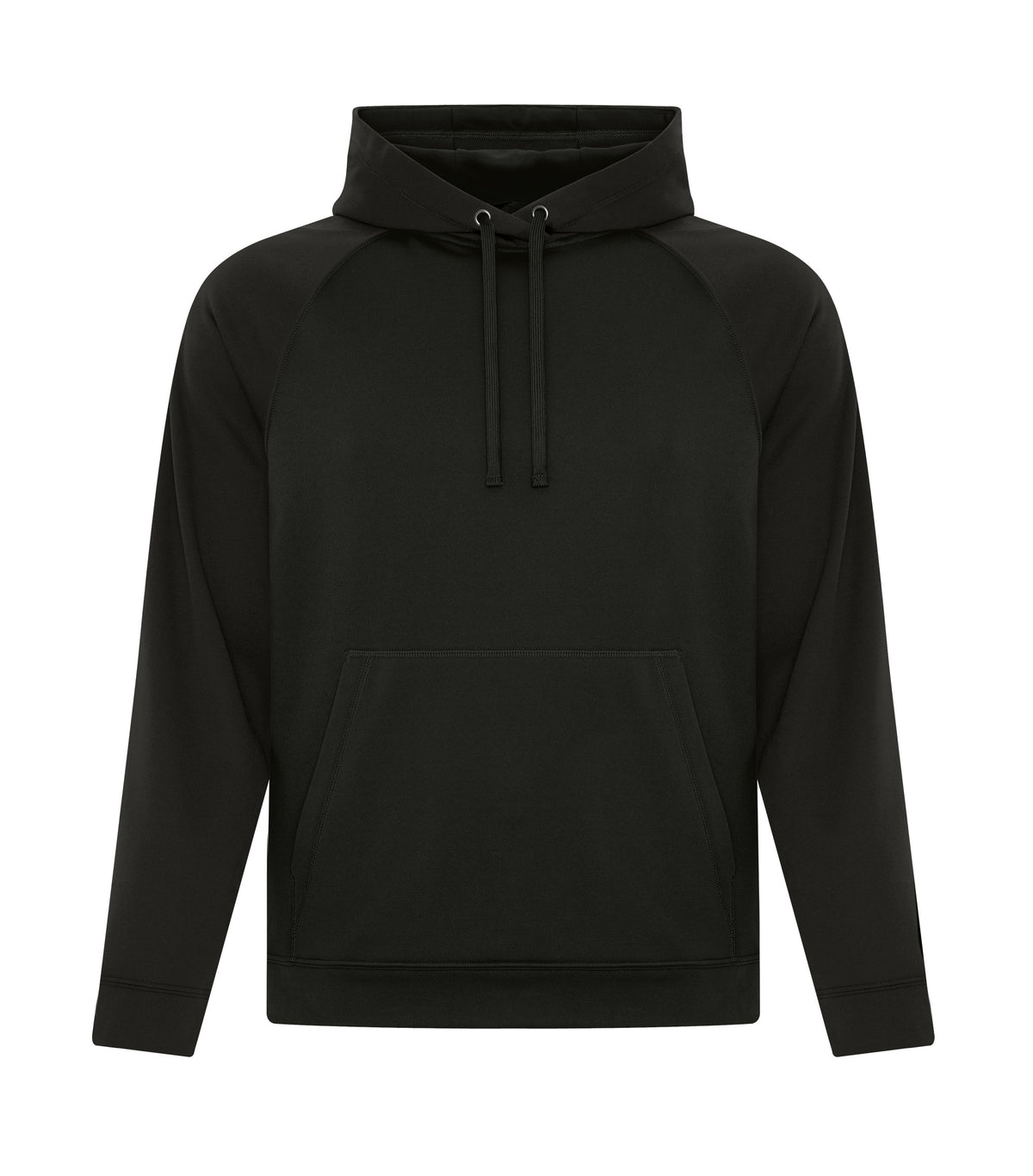 ATC F2037, Game Day Fleece Two Tone Hoodie, Black/Black