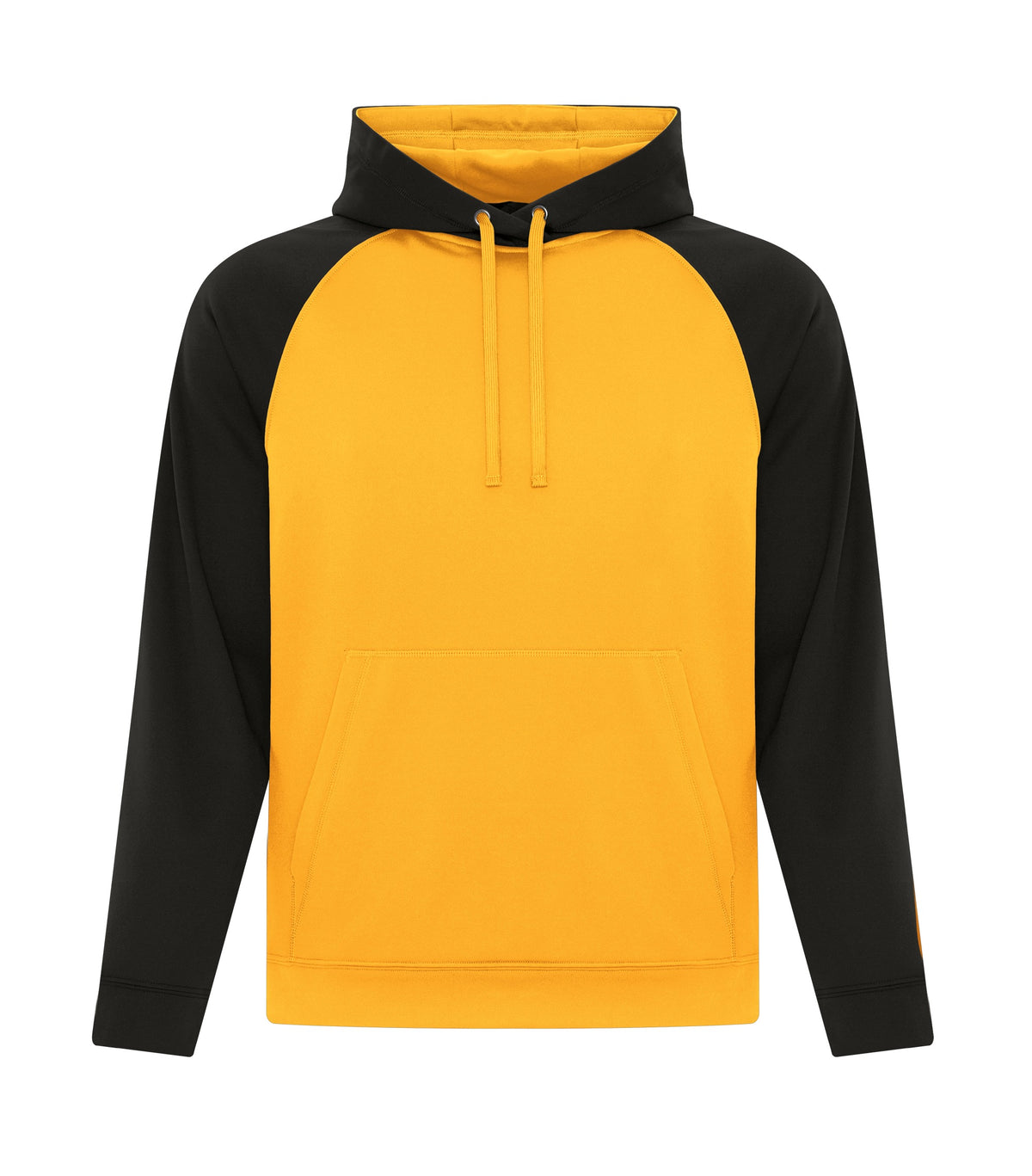 ATC F2037, Game Day Fleece Two Tone Hoodie, Gold/Black