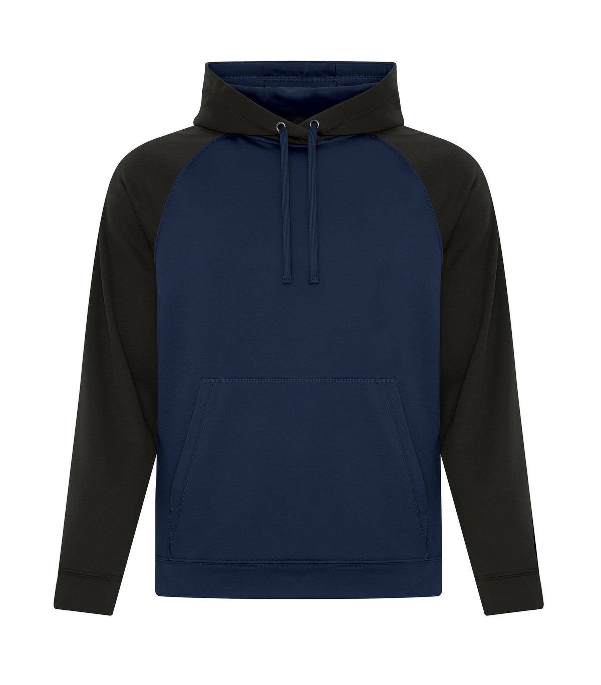 ATC F2037, Game Day Fleece Two Tone Hoodie, True Navy/Black