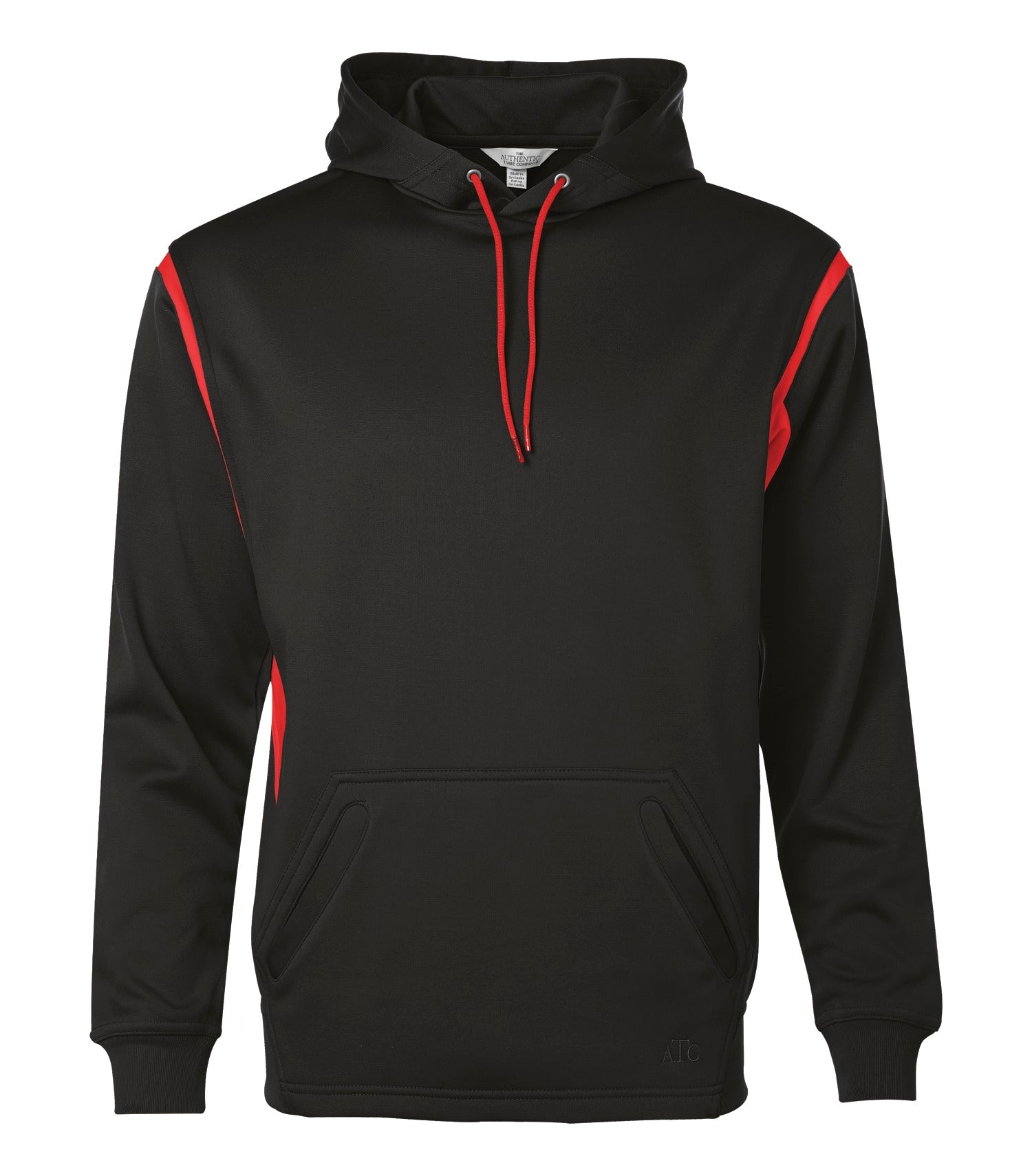 ATC - ATC™ PTECH® FLEECE VarCITY HOODIE. - F2201 Black True Red ATC F2201