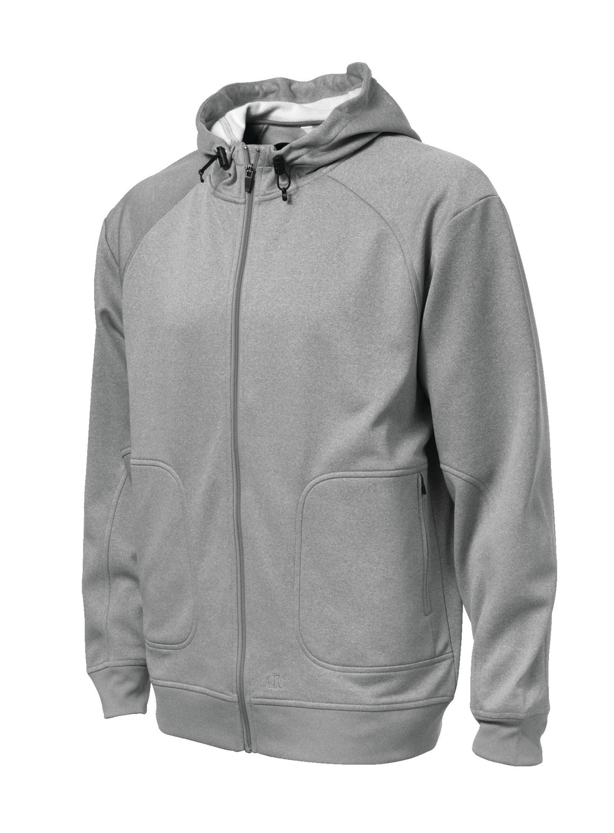 ATC F221, Ptech Fleece Hooded Jacket, Sport Heather Grey