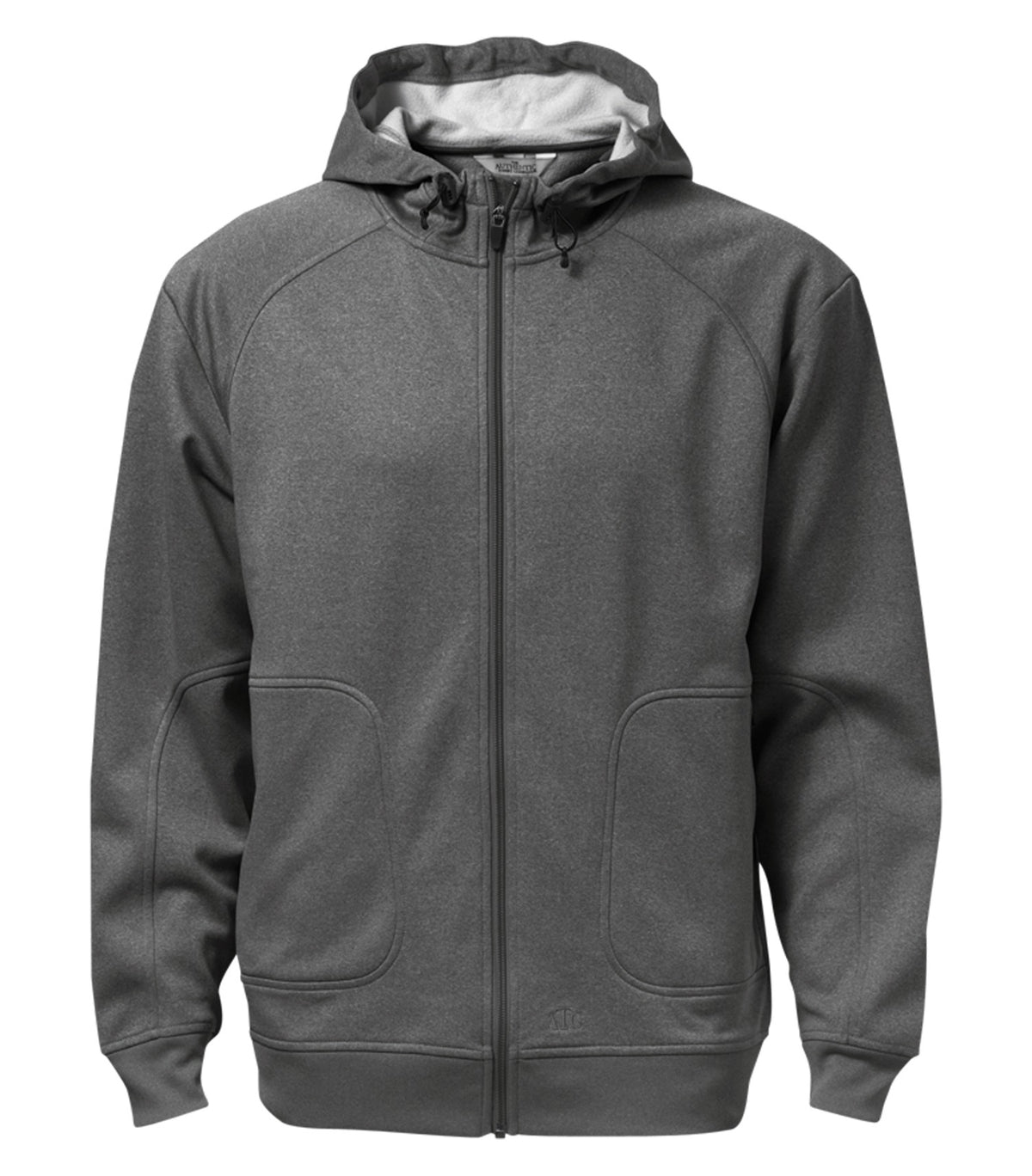 ATC F221, Ptech Fleece Hooded Jacket, Charcoal Heather