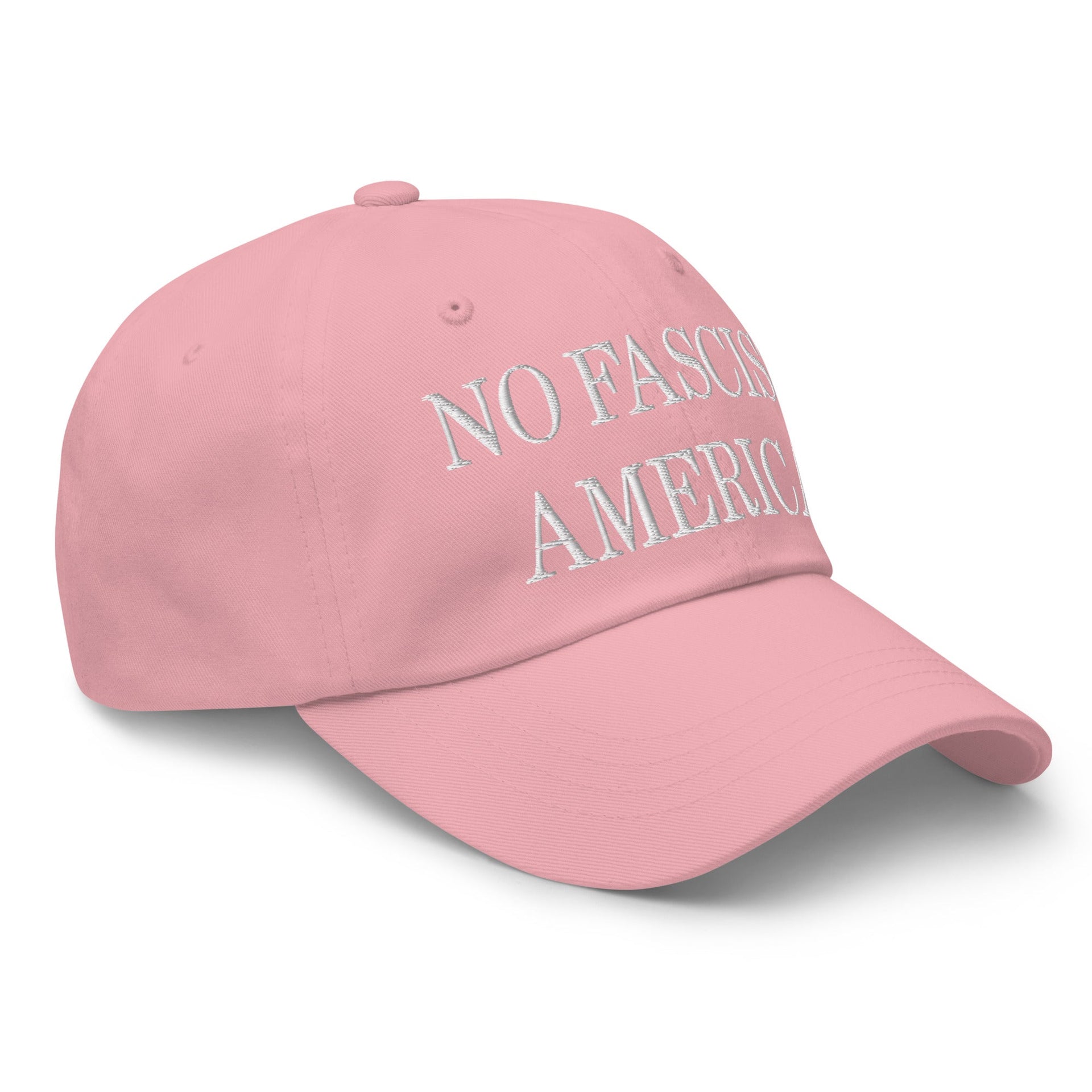 No Fascist America Embroidered Unstructured Dad Hat Capital Crowns Dad Hats Liberal