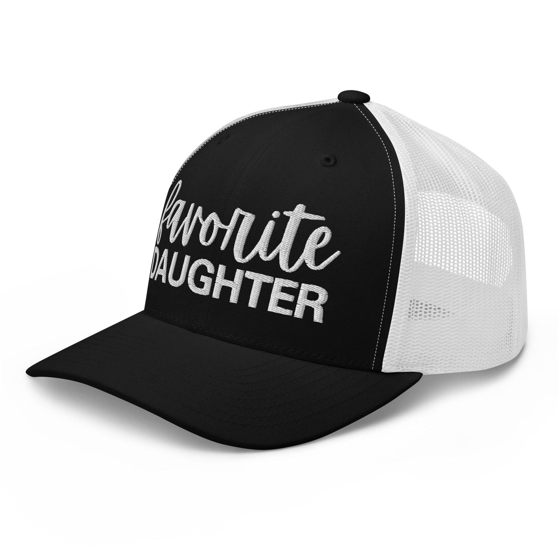 Favorite Daughter Embroidered Mesh Trucker Hat Capital Crowns Funny Trucker Hats