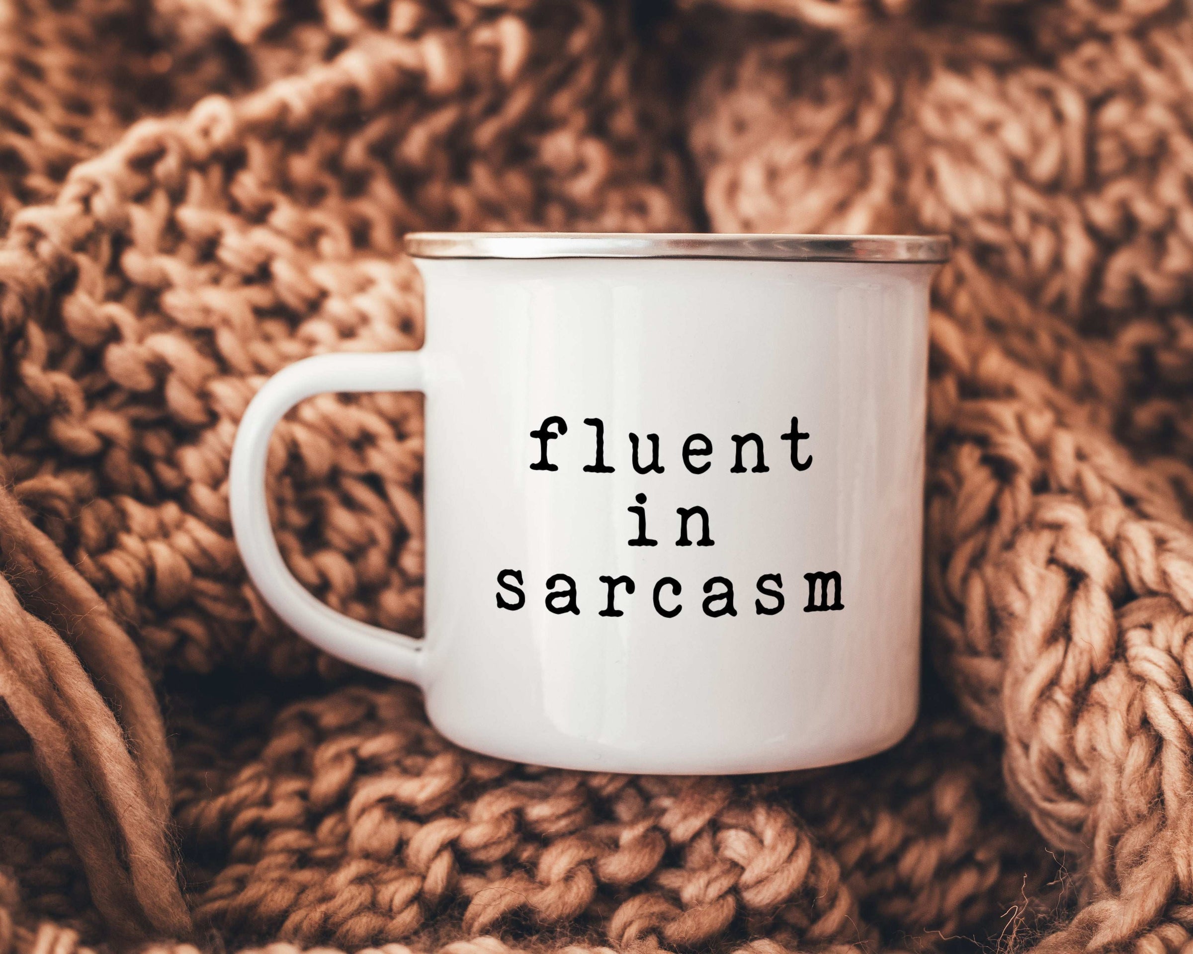 Fluent in Sarcasm mug Creativien mugs Shopify Collective