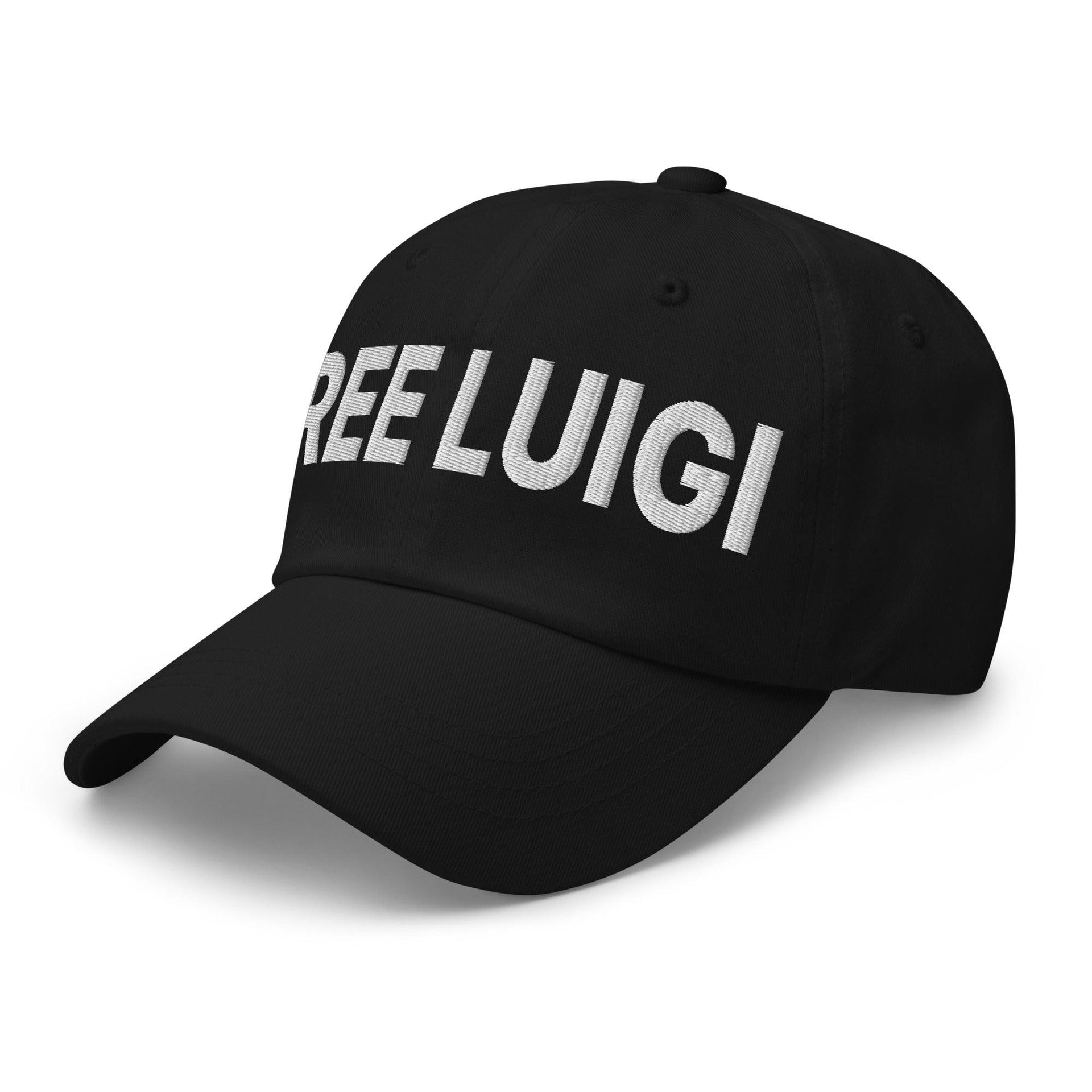 Free Luigi Mangione Embroidered Dad Hat Capital Crowns Dad Hats Funny LADs Luigi Luigi Apparel luigi mangione