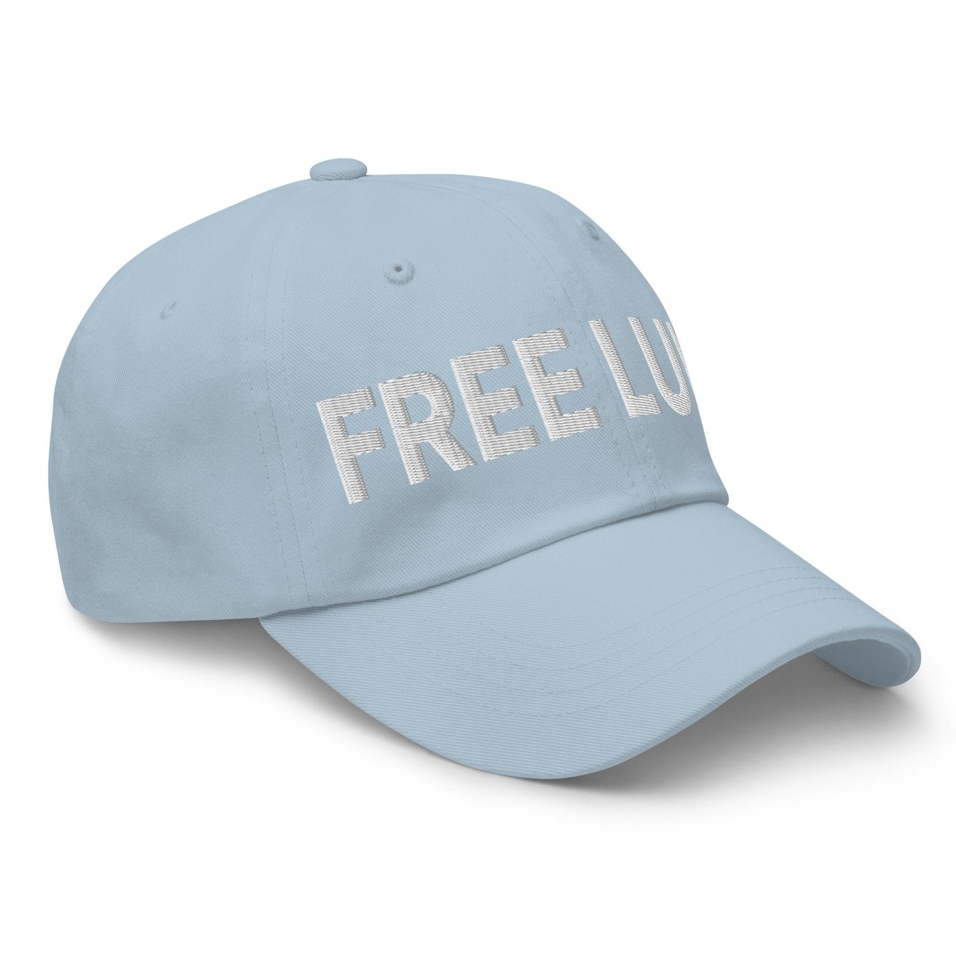 Free Luigi Mangione Embroidered Dad Hat Capital Crowns Dad Hats Funny LADs Luigi Luigi Apparel luigi mangione