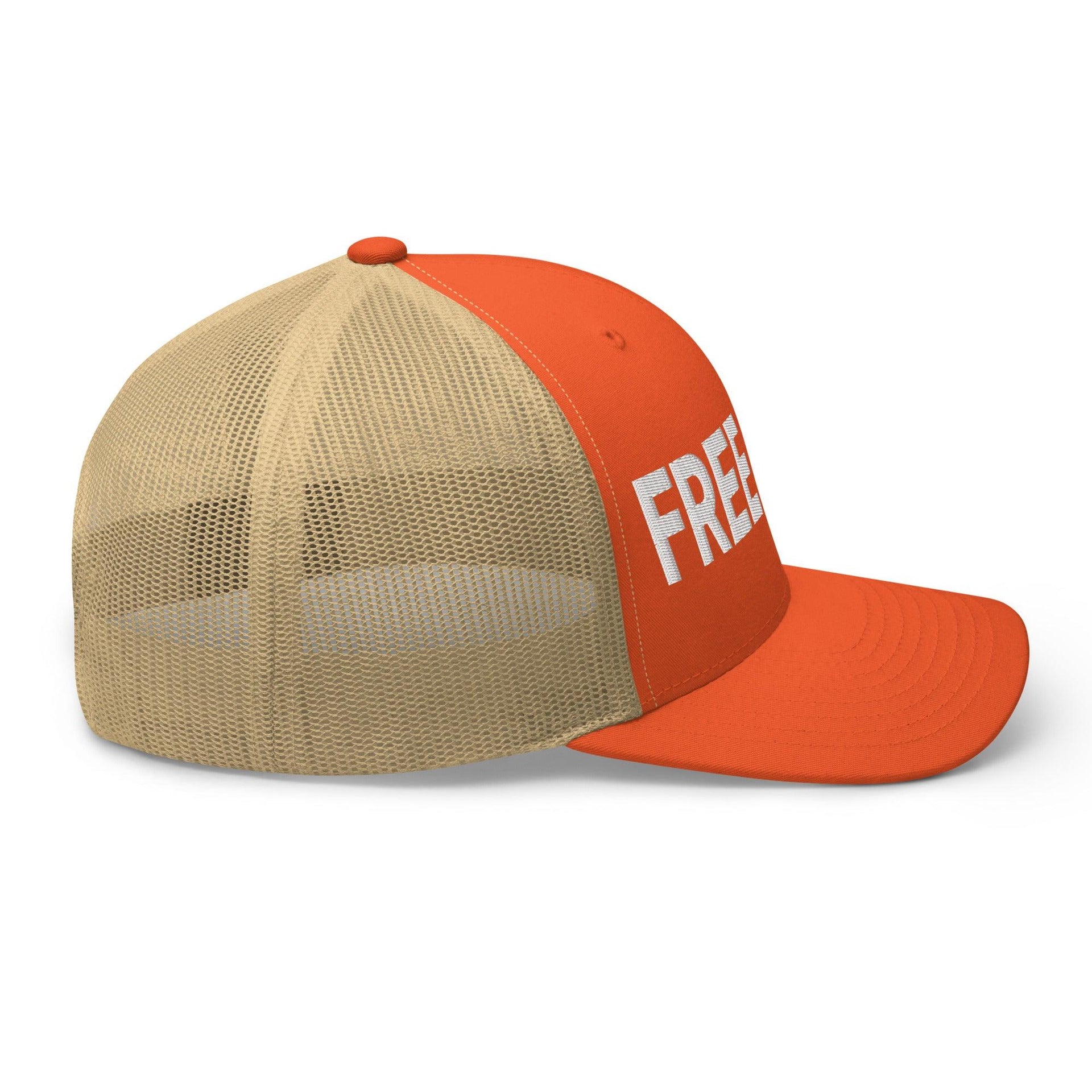 Free Luigi Mangione Embroidered Mesh Trucker Hat Capital Crowns Funny LADs Luigi Luigi Apparel luigi mangione Trucker Hats