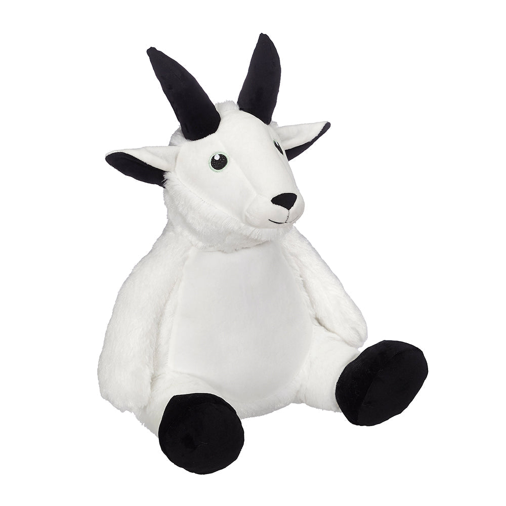 Garvin Goat Buddy embroidable goat white