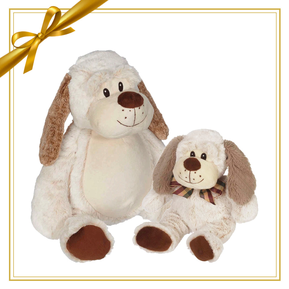 Gift Set - Dalton Dog Buddy & Mini Plush cream Gift Set