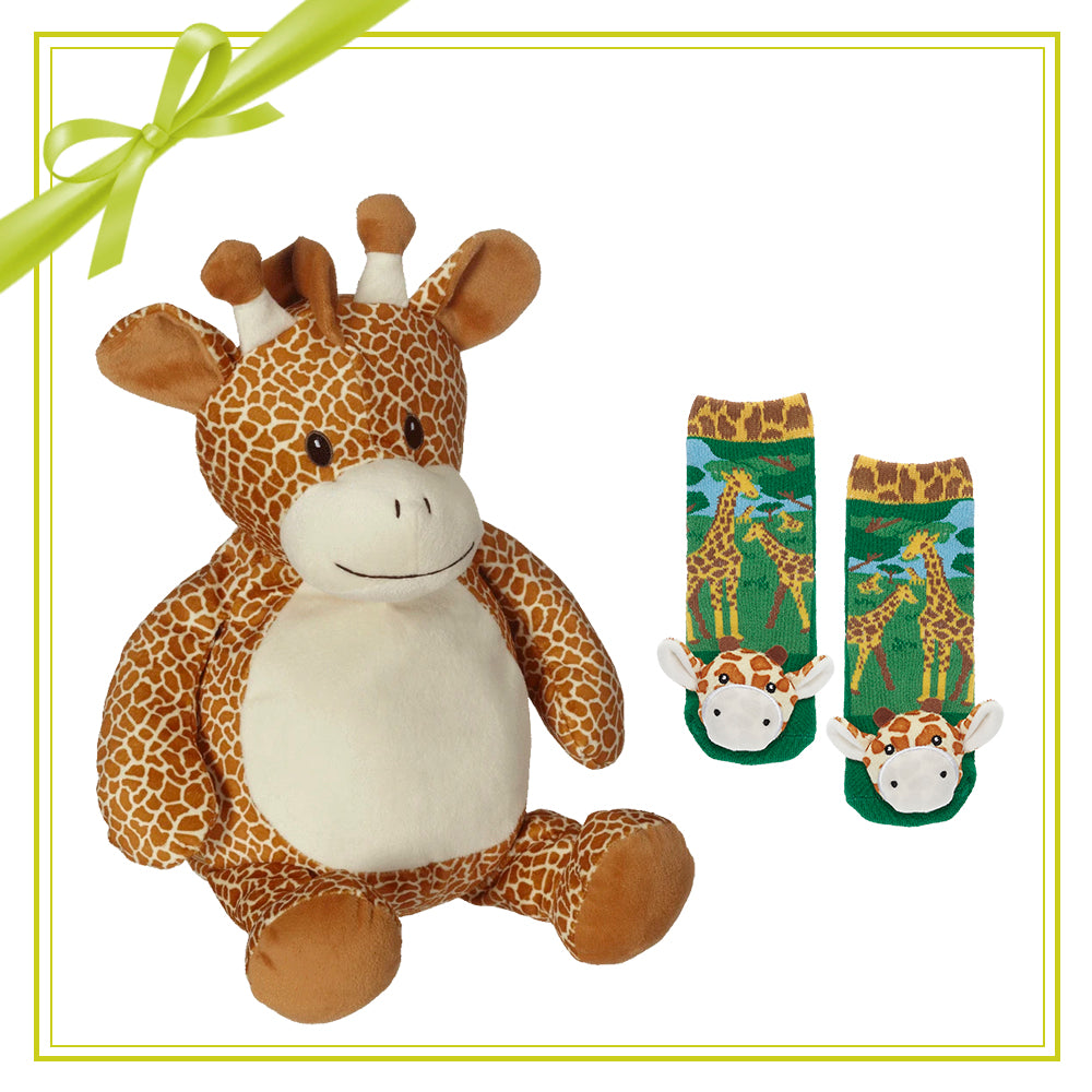 Gift Set - Gerry Giraffe Buddy & Socks Gift Set giraffe socks