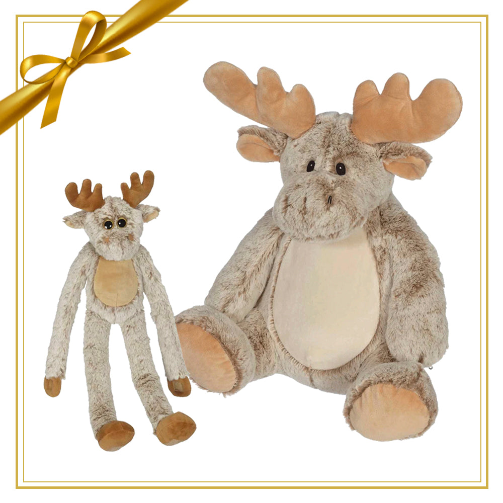 Gift Set - Mason Moose Buddy & Mini Plush beige Gift Set