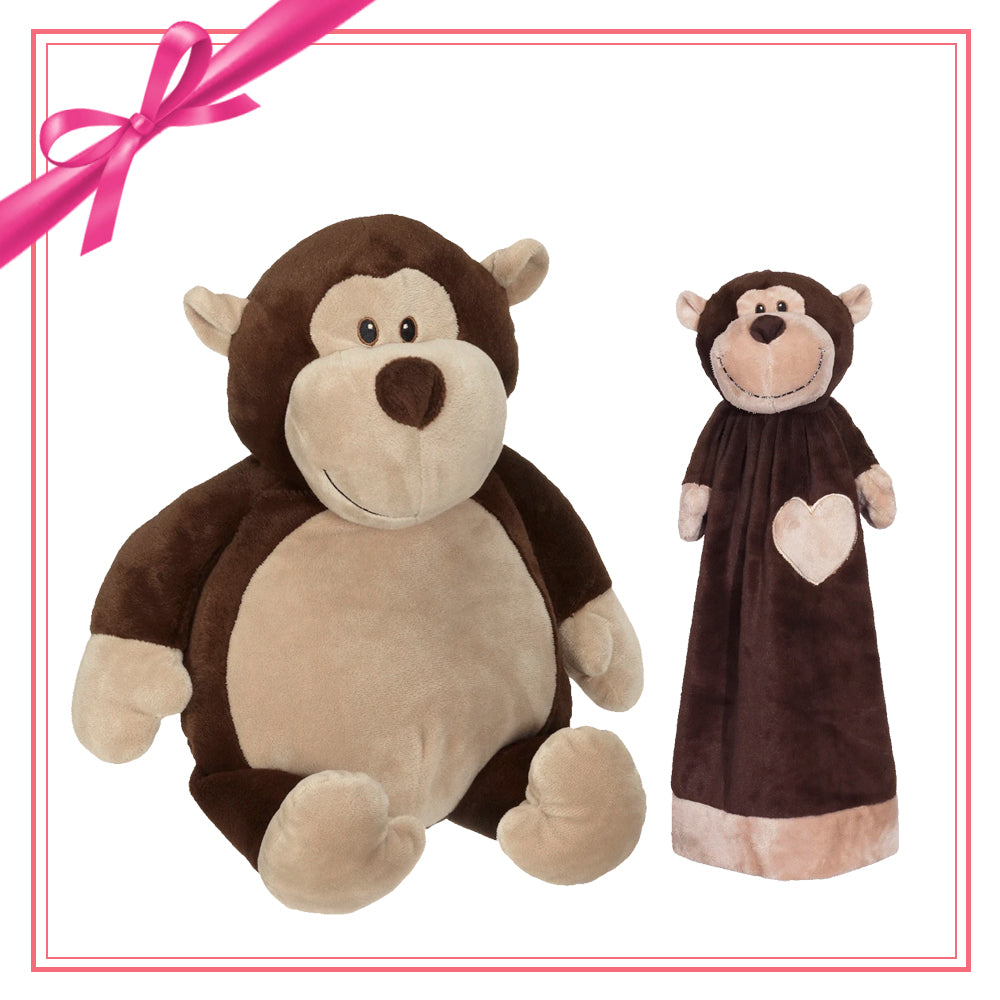 Gift Set - Monty Monkey Buddy & Blankey Gift Set