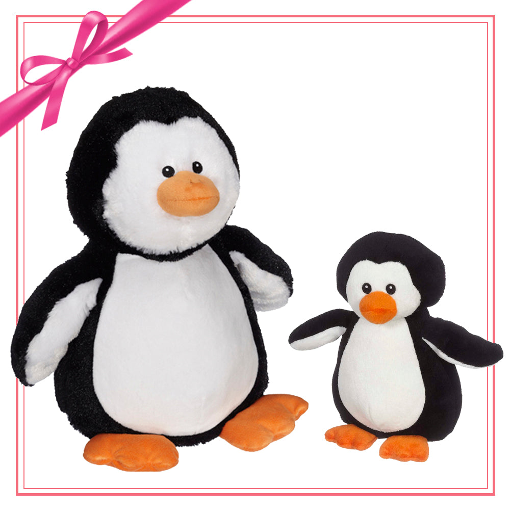 Gift Set - Pendrick Penguin Buddy & Mini Plush embroidable Gift Set penguin