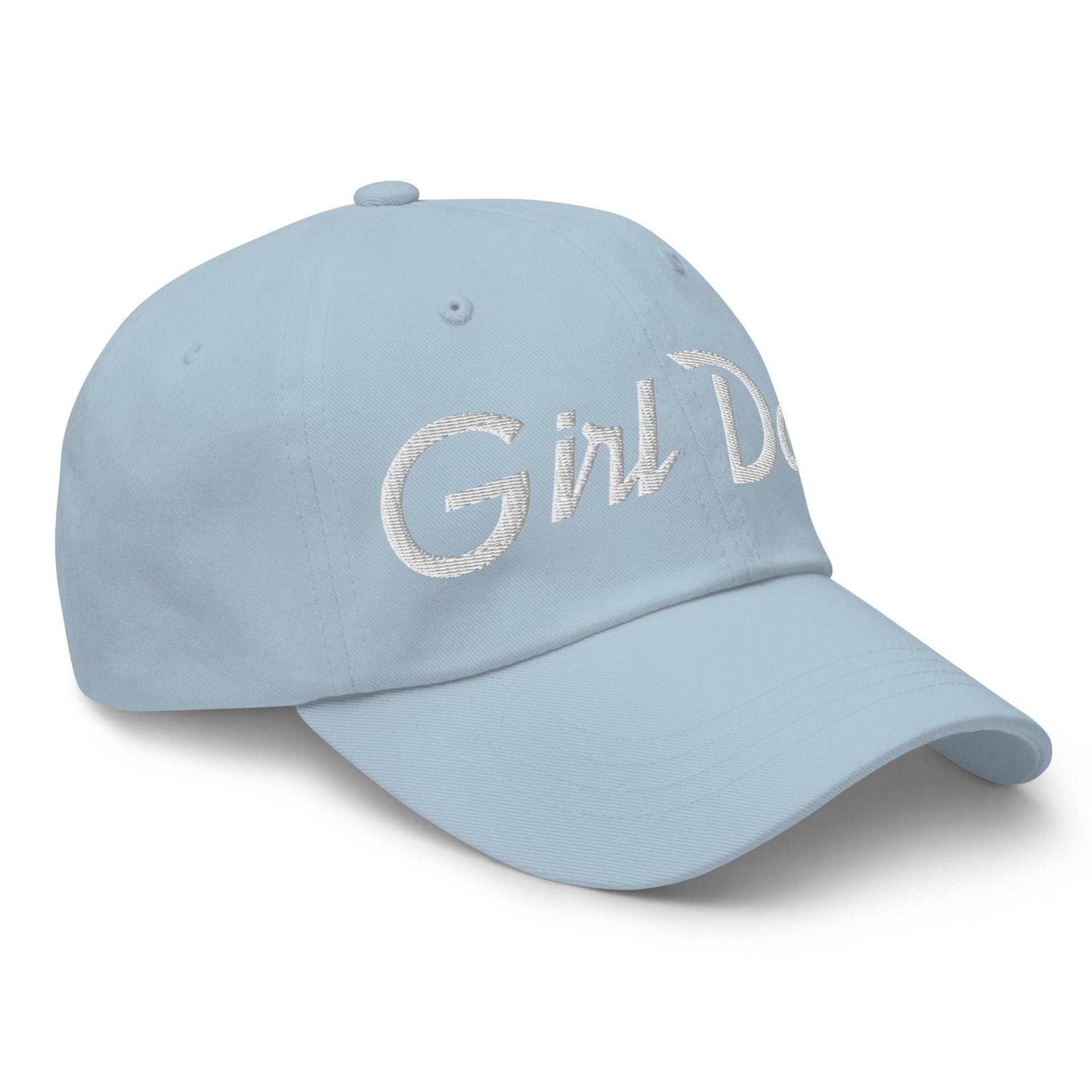 Girl Dad Vintage Sports Script Embroidered Dad Hat Capital Crowns Dad Hats Funny