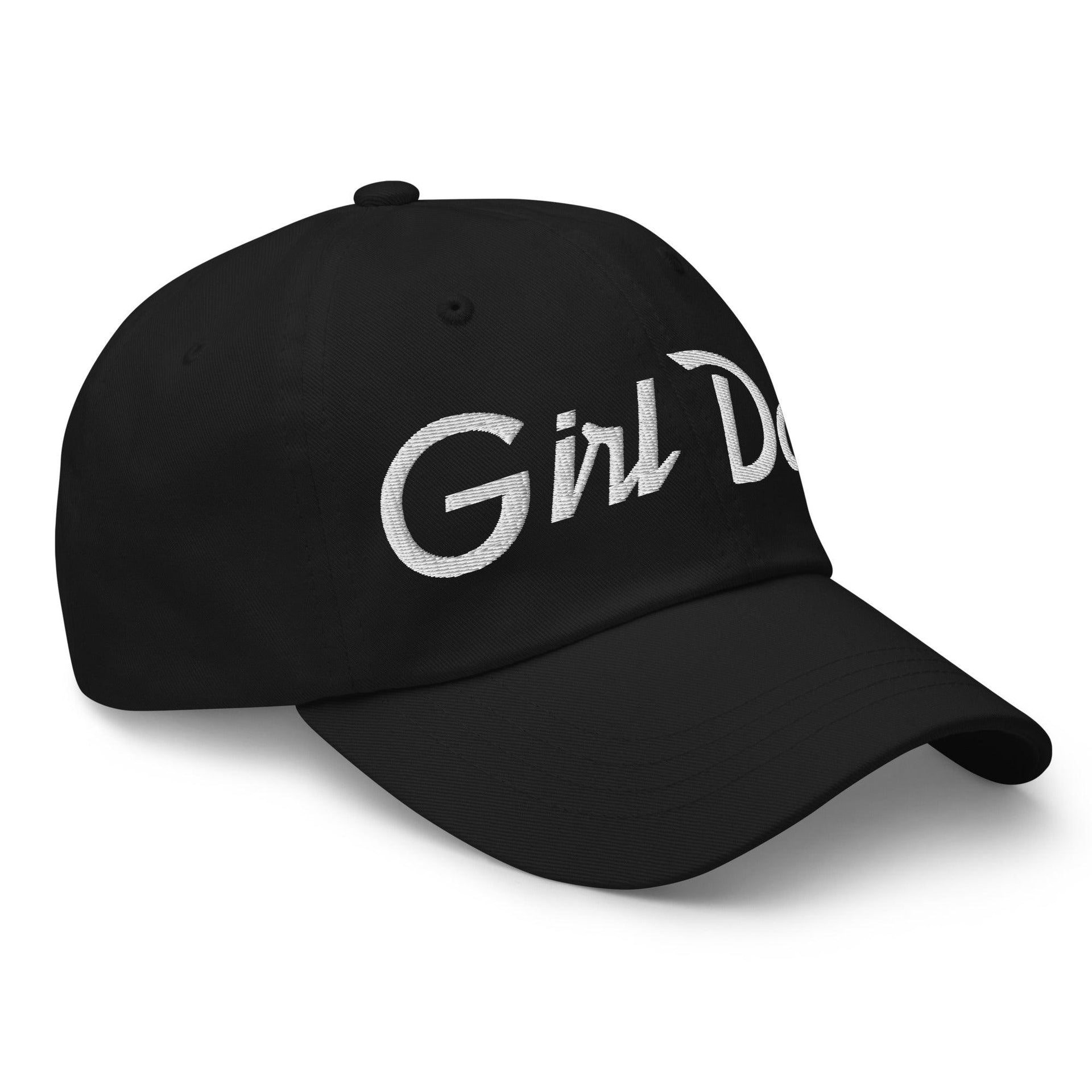 Girl Dad Vintage Sports Script Embroidered Dad Hat Capital Crowns Dad Hats Funny