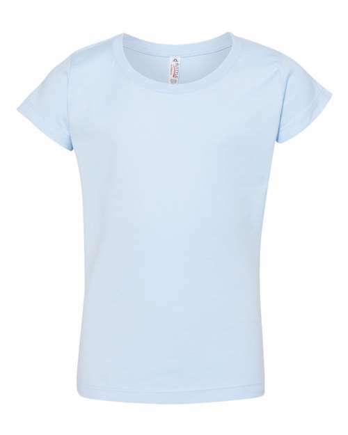 Girls’ Ultimate T-Shirt Powder Blue ALSTYLE OOS T-Shirts - Premium