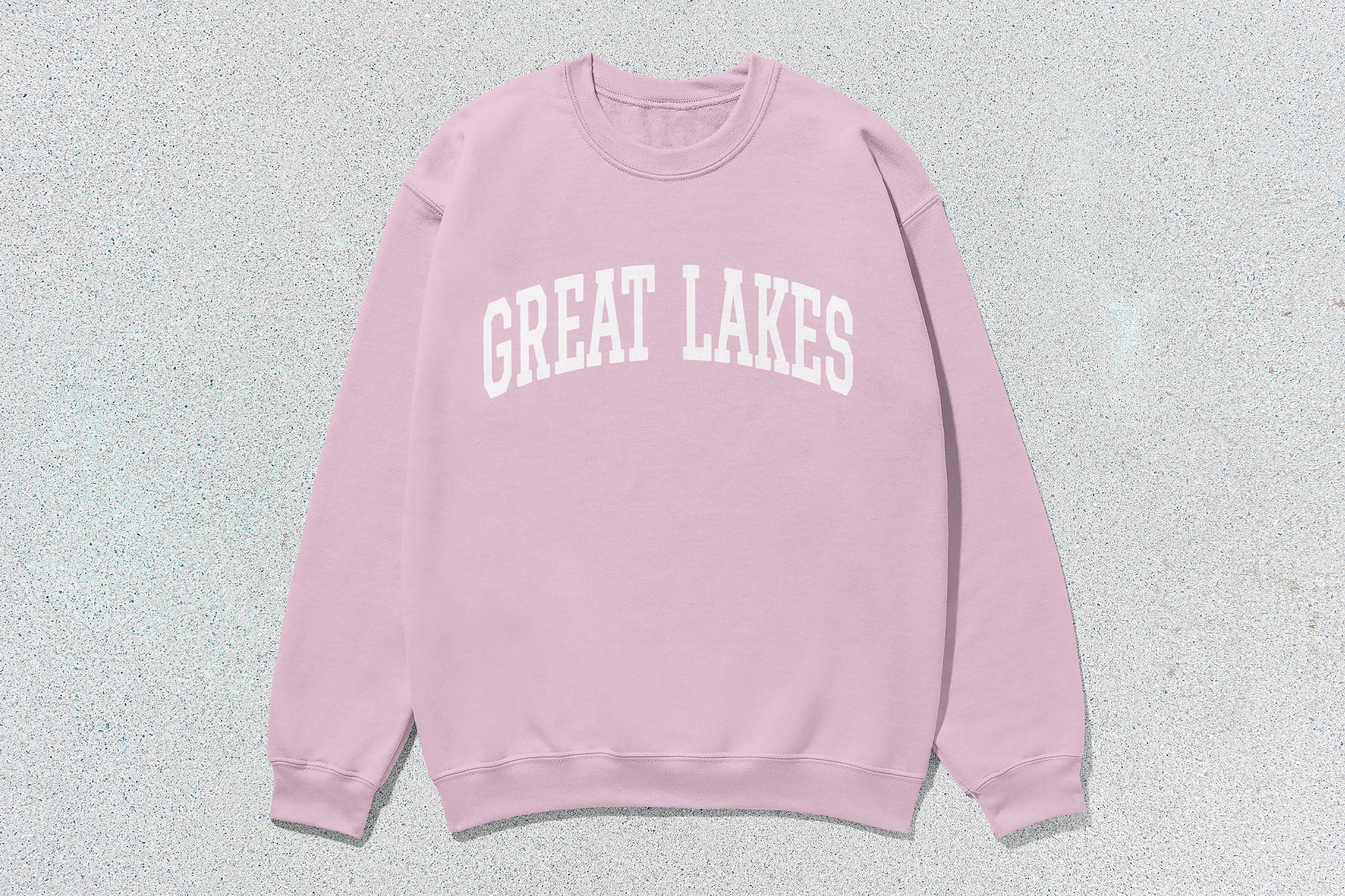 Great Lakes - Unisex Heavy Blend™ Crewneck Sweatshirt Pink Canada Canadian Great Lakes crewnecks great lakes hoodies sweaters