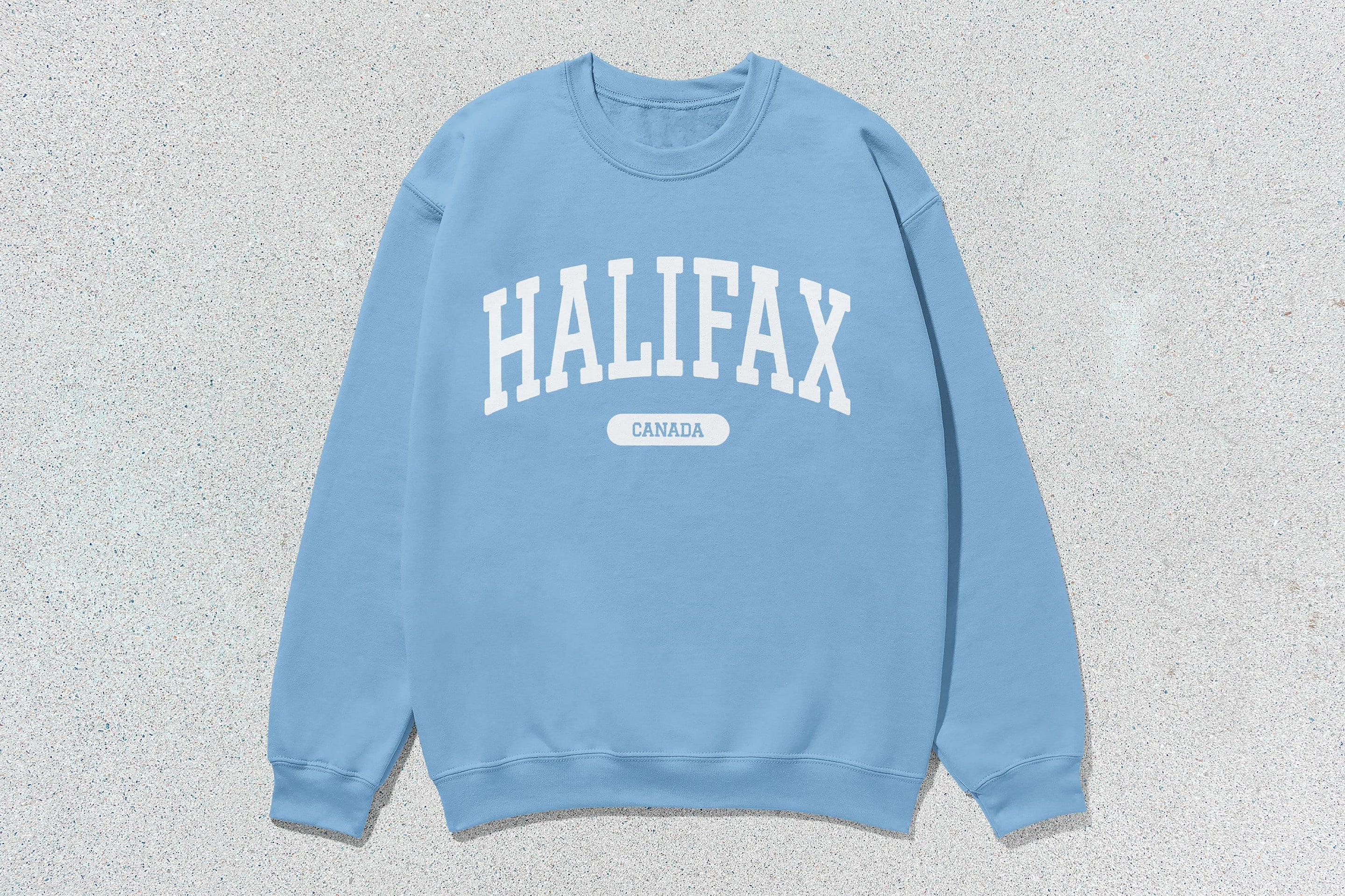 Halifax - Unisex Heavyweight Crewneck Sweatshirt Blue Canada Cities crewnecks hoodies sweaters