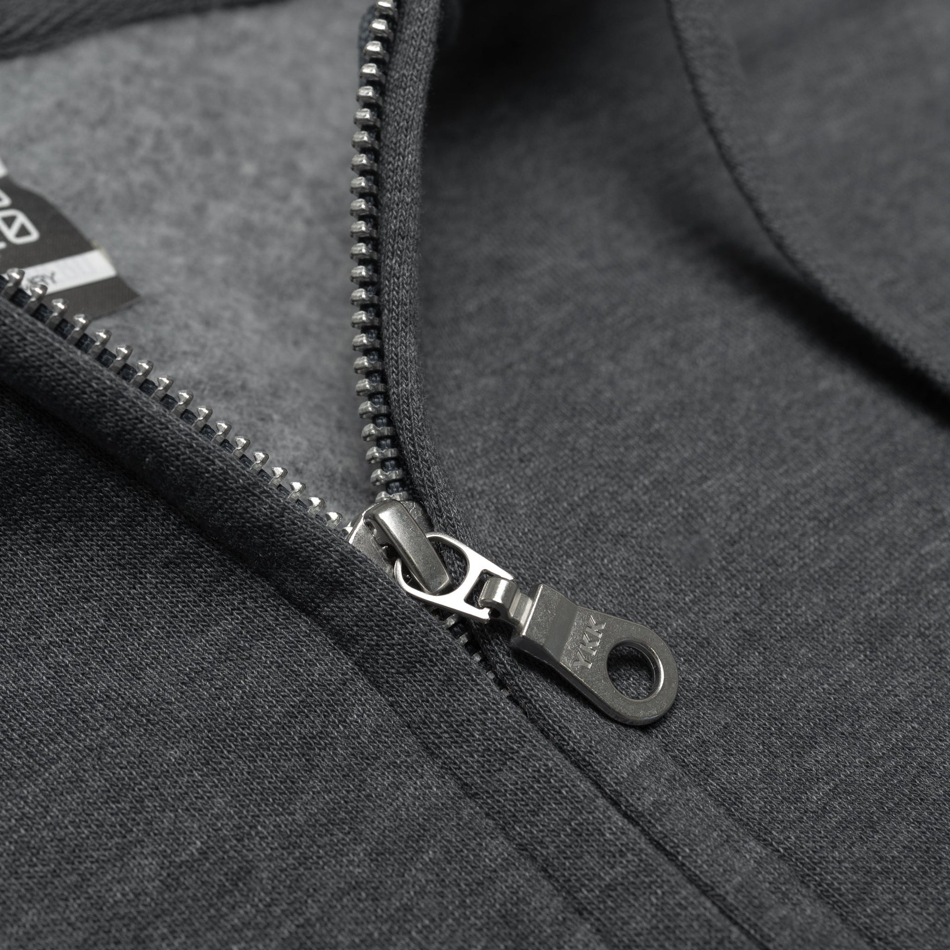 HERO-3020 Unisex Full Zip Hoodie - Dark Heather 3020 Adult Full-Zip Grey HERO Tops Unisex