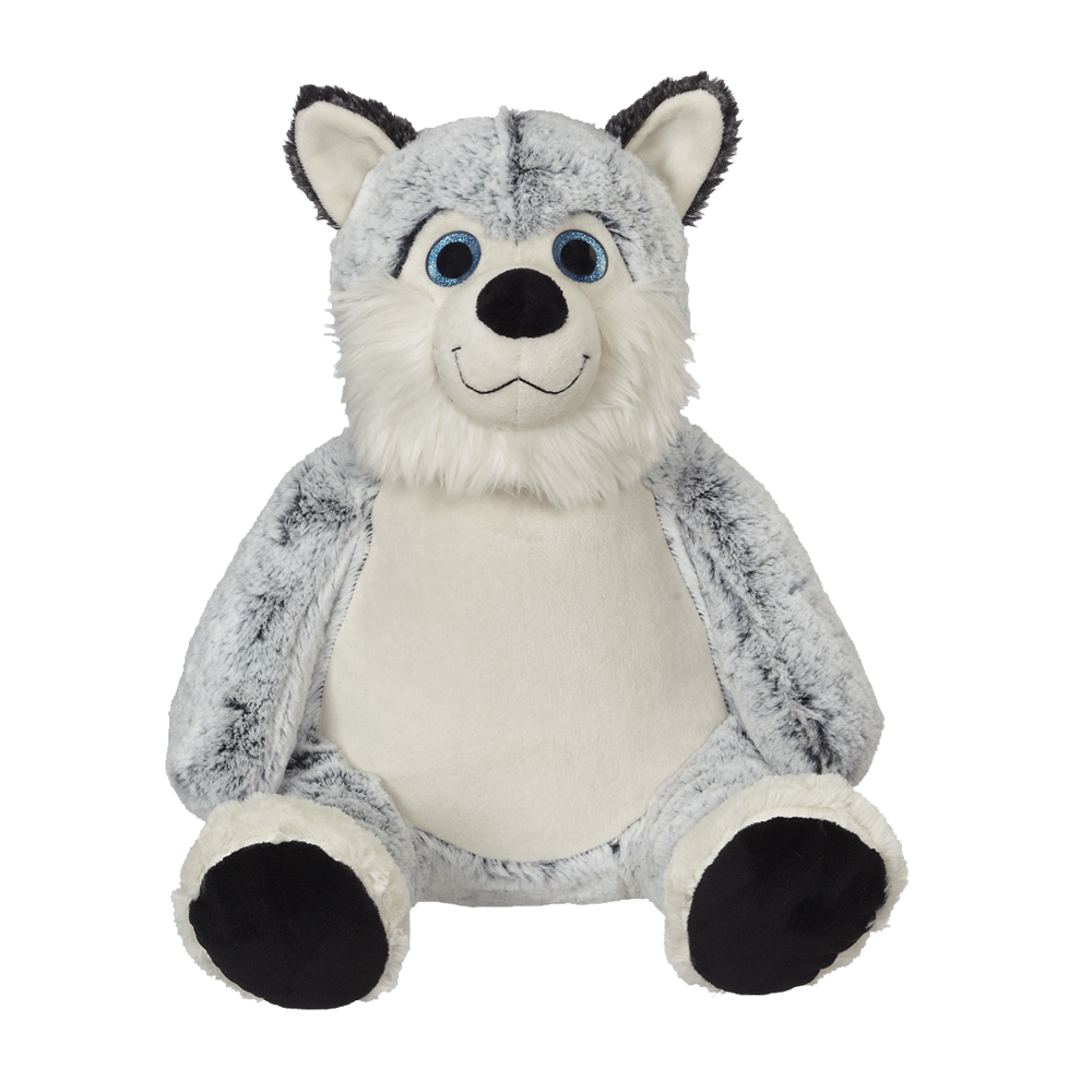 Horatio Husky Buddy embroidable grey husky