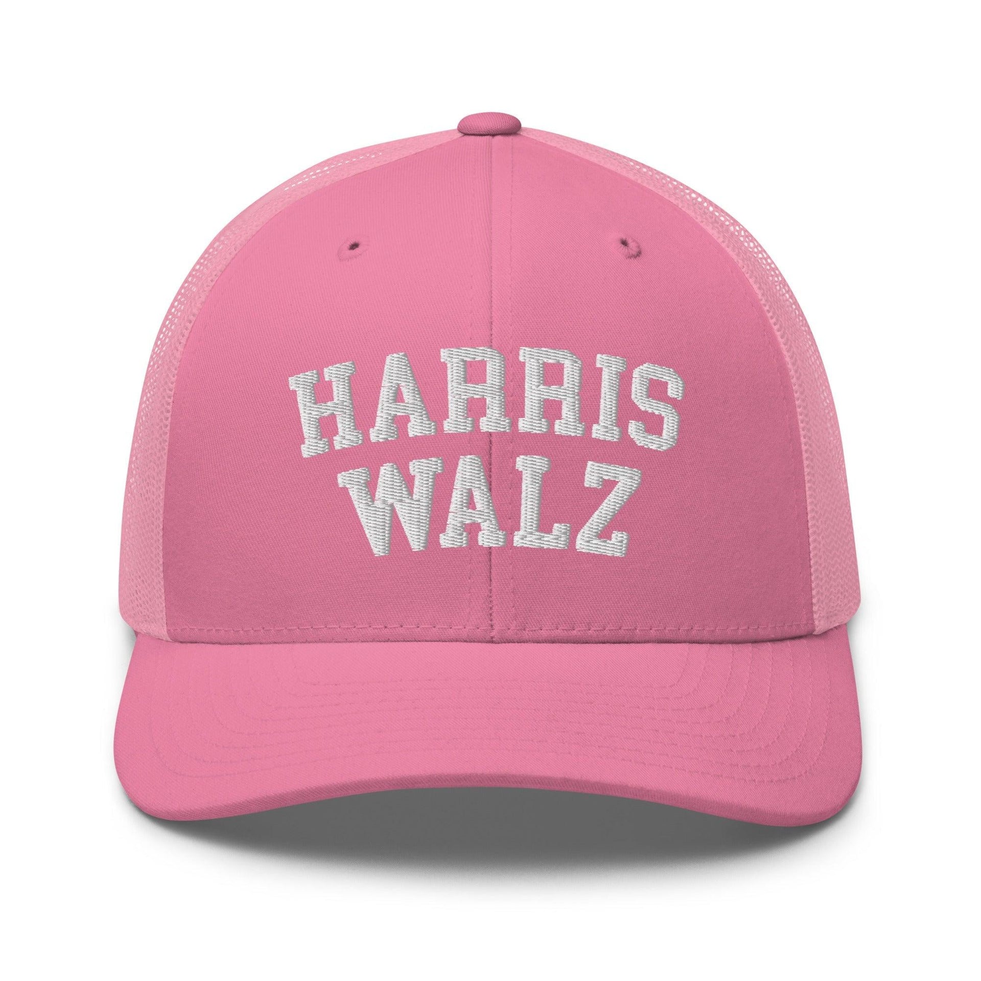 HW Midwest Retro Trucker Hat Pink Capital Crowns LADs Liberal Trucker Hats