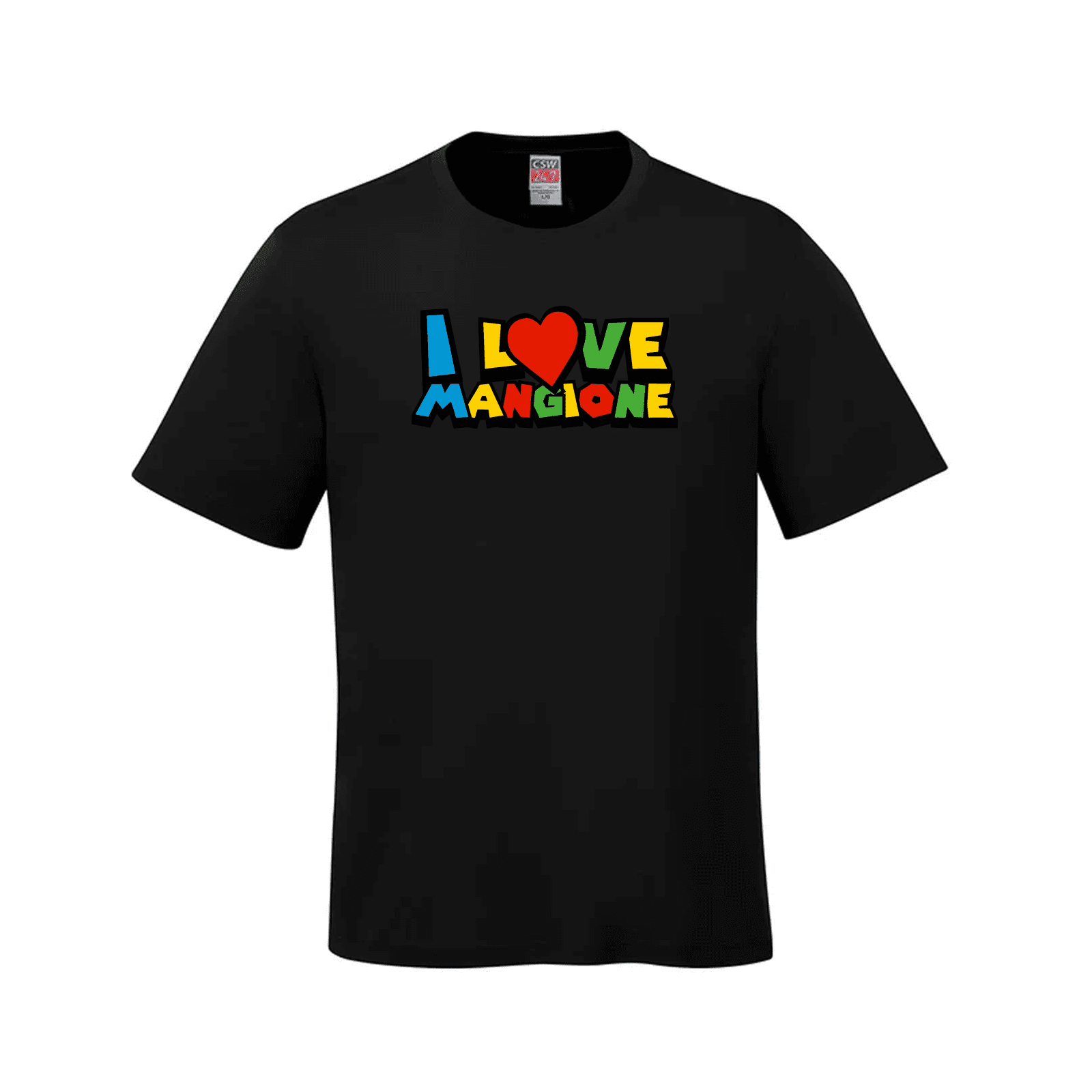 I Love Mangione T-Shirt – Show Your Passion with Style Black Fan Apparel I Love Mangione T-Shirt Mangione Passion Shirt Stylish Graphic Tee