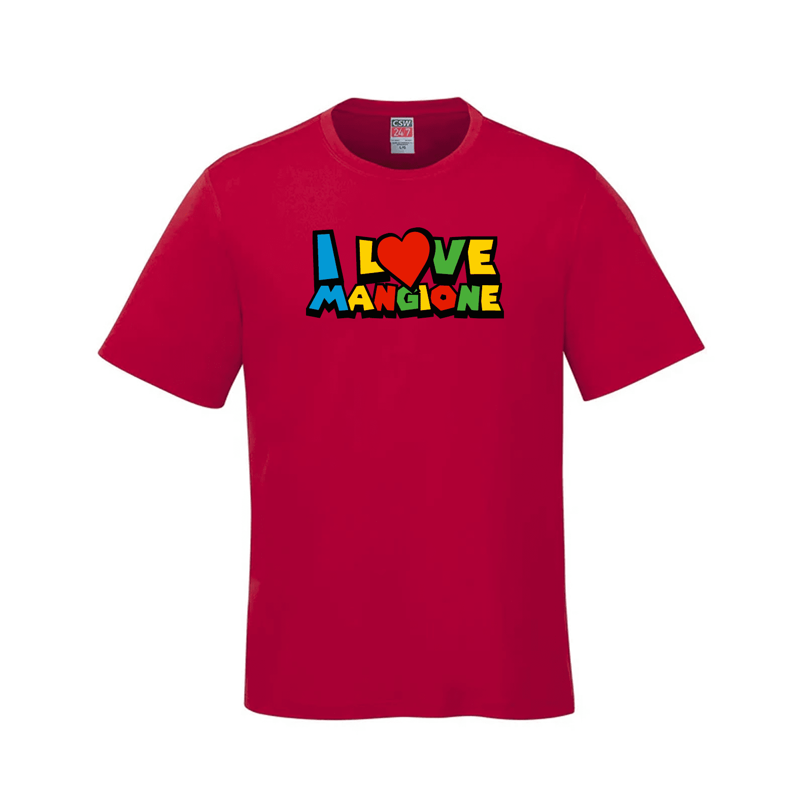 I Love Mangione T-Shirt – Show Your Passion with Style Red Fan Apparel I Love Mangione T-Shirt Mangione Passion Shirt Stylish Graphic Tee