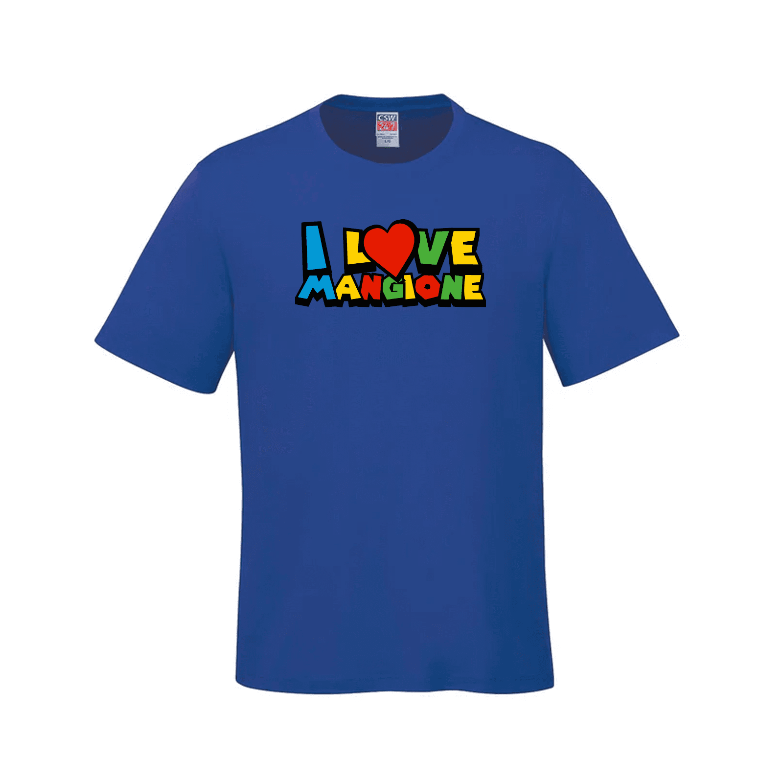 I Love Mangione T-Shirt – Show Your Passion with Style Royal Blue Fan Apparel I Love Mangione T-Shirt Mangione Passion Shirt Stylish Graphic Tee