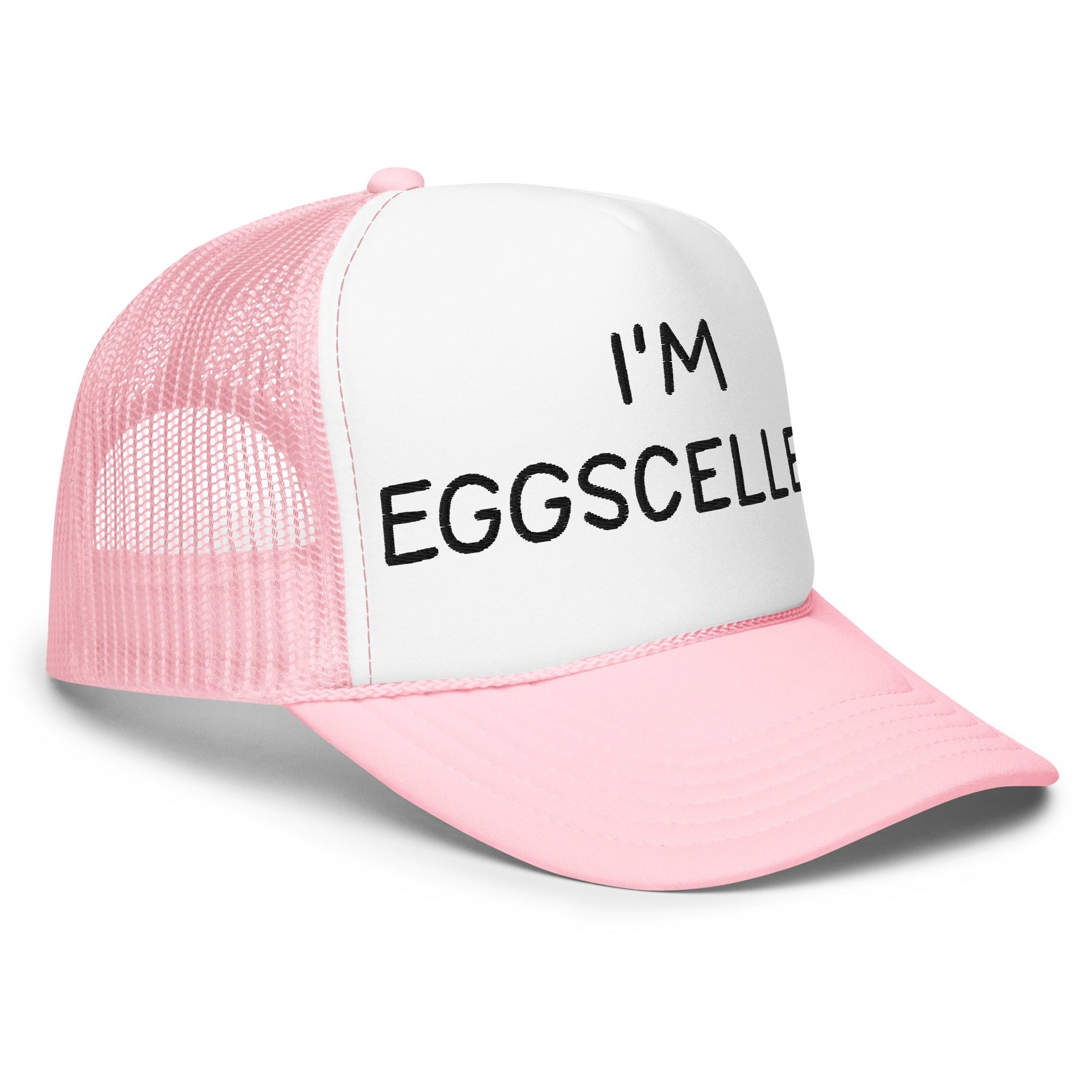 I'm Eggscellent Regular Show Embroidered Foam Trucker Hat Capital Crowns Funny Trucker Hats