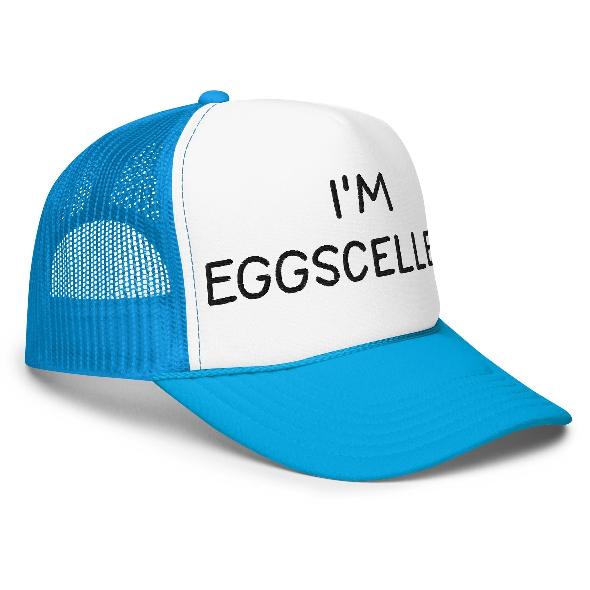 I'm Eggscellent Regular Show Embroidered Foam Trucker Hat Capital Crowns Funny Trucker Hats