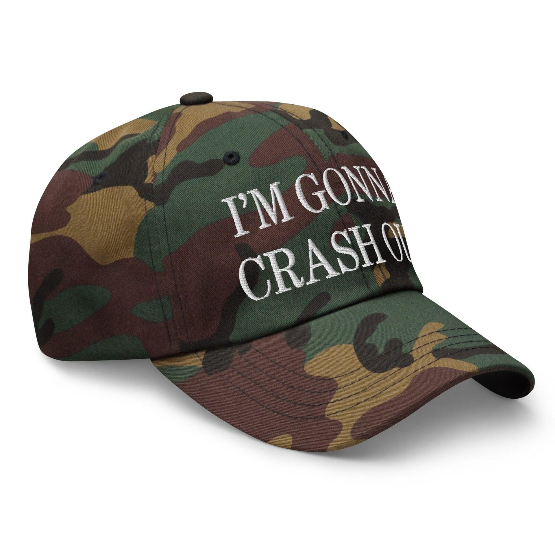 I'm Gonna Crash Out Embroidered Dad Hat Capital Crowns Dad Hats Funny