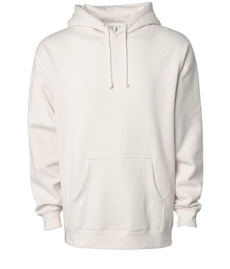 IND4000 - Men's Heavyweight Hooded Pullover Sweatshirt Bone 4000 BASIC FLEECE Classic COTTON / POLYESTER essentials Heavyweight hoodie ind IND4000 INDEPENDENT MEN Men's pullover PULLOVERS REGULAR shsdparentproduct sweatshirt tearaway