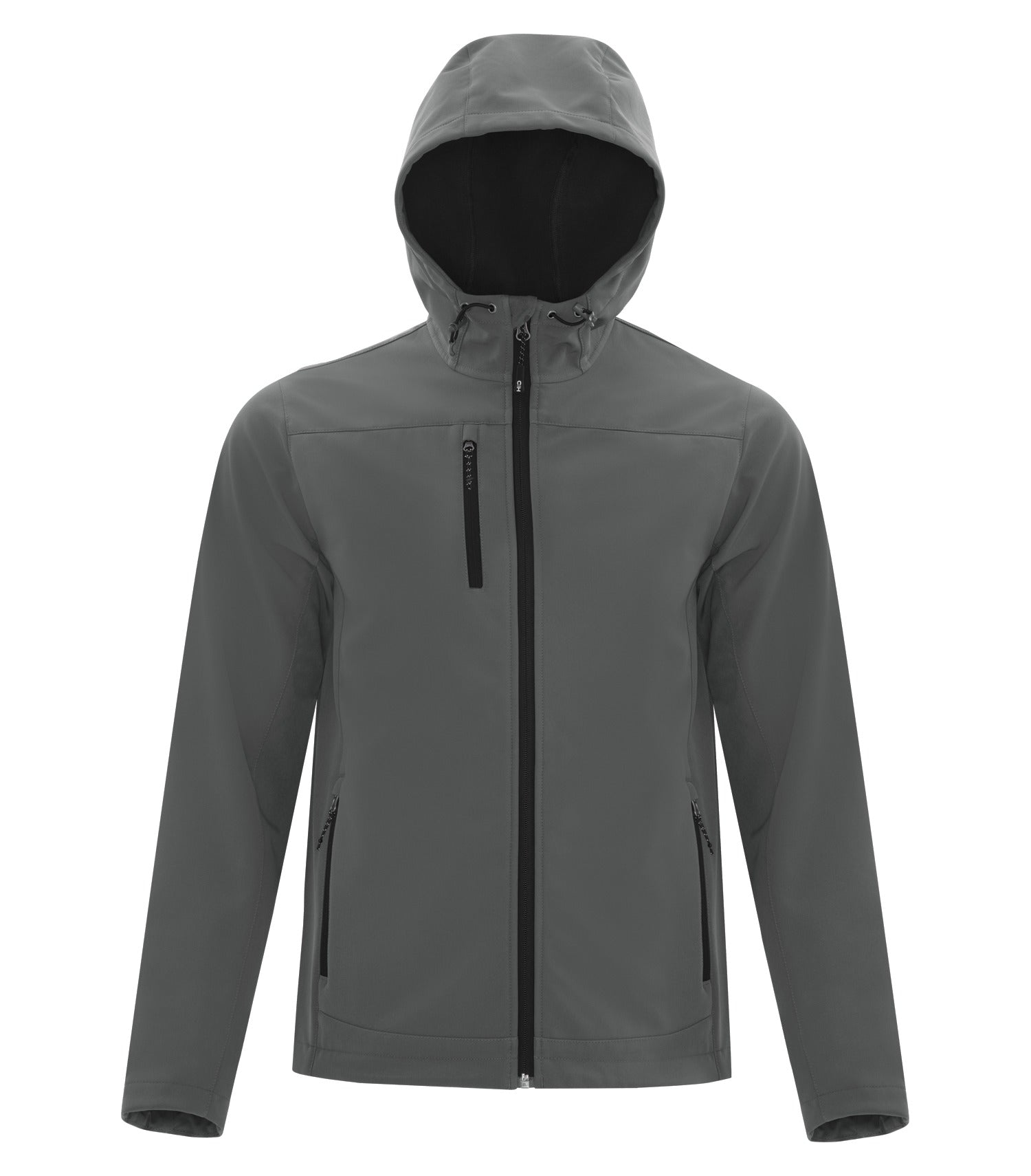 CoalHarbour - COAL HARBOUR® EVERYDAY HOODED WATER REPELLENT STRETCH SOFT SHELL JACKET. - J7605 Iron Grey CoalHarbour J7605