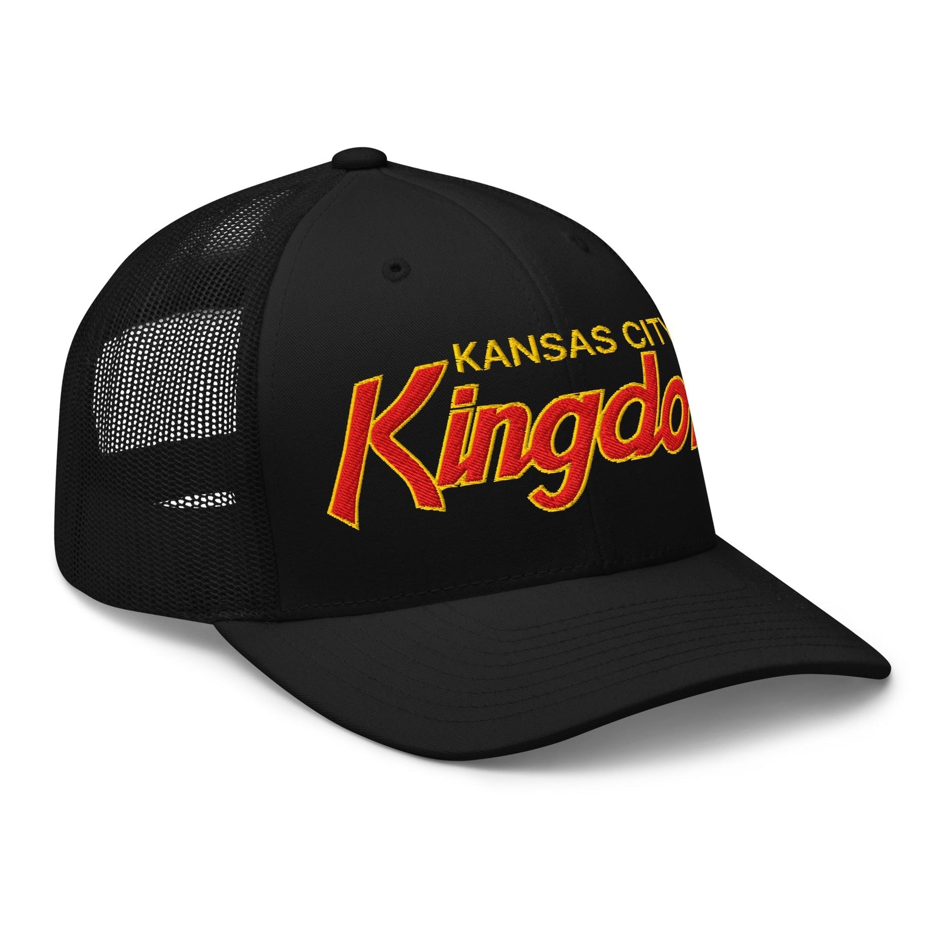 Kansas City Kingdom Embroidered Mesh Trucker Hat Capital Crowns