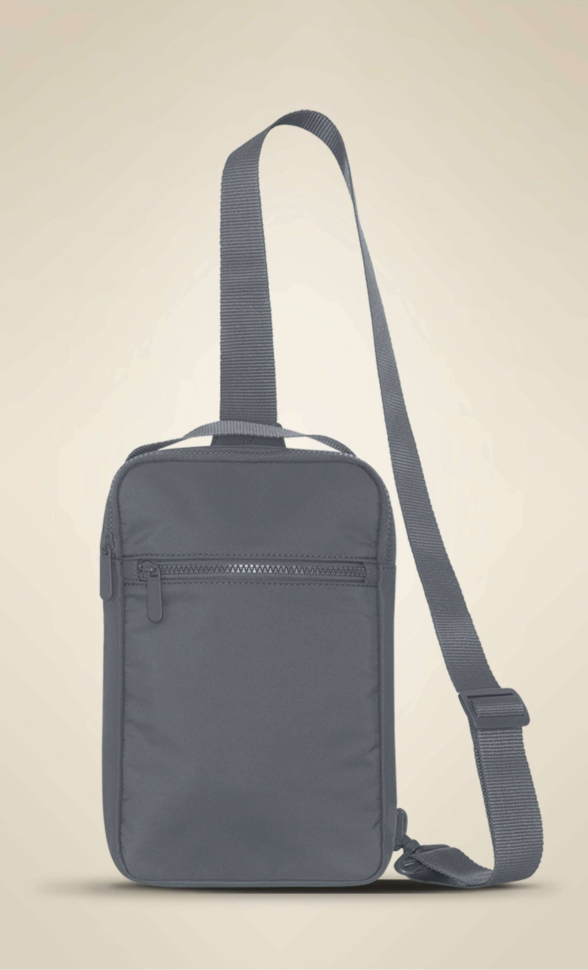 Koi Matte Sling Bag KOI1802 Storm Grey OSFA bag Color-Onyx Color-Sahara Color-Storm Grey Koi messenger bag Size-OSFA