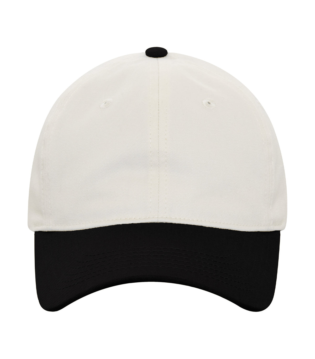 KOI KOI1830, Two Tone Unstructured Snapback Cap, Natural/Onyx