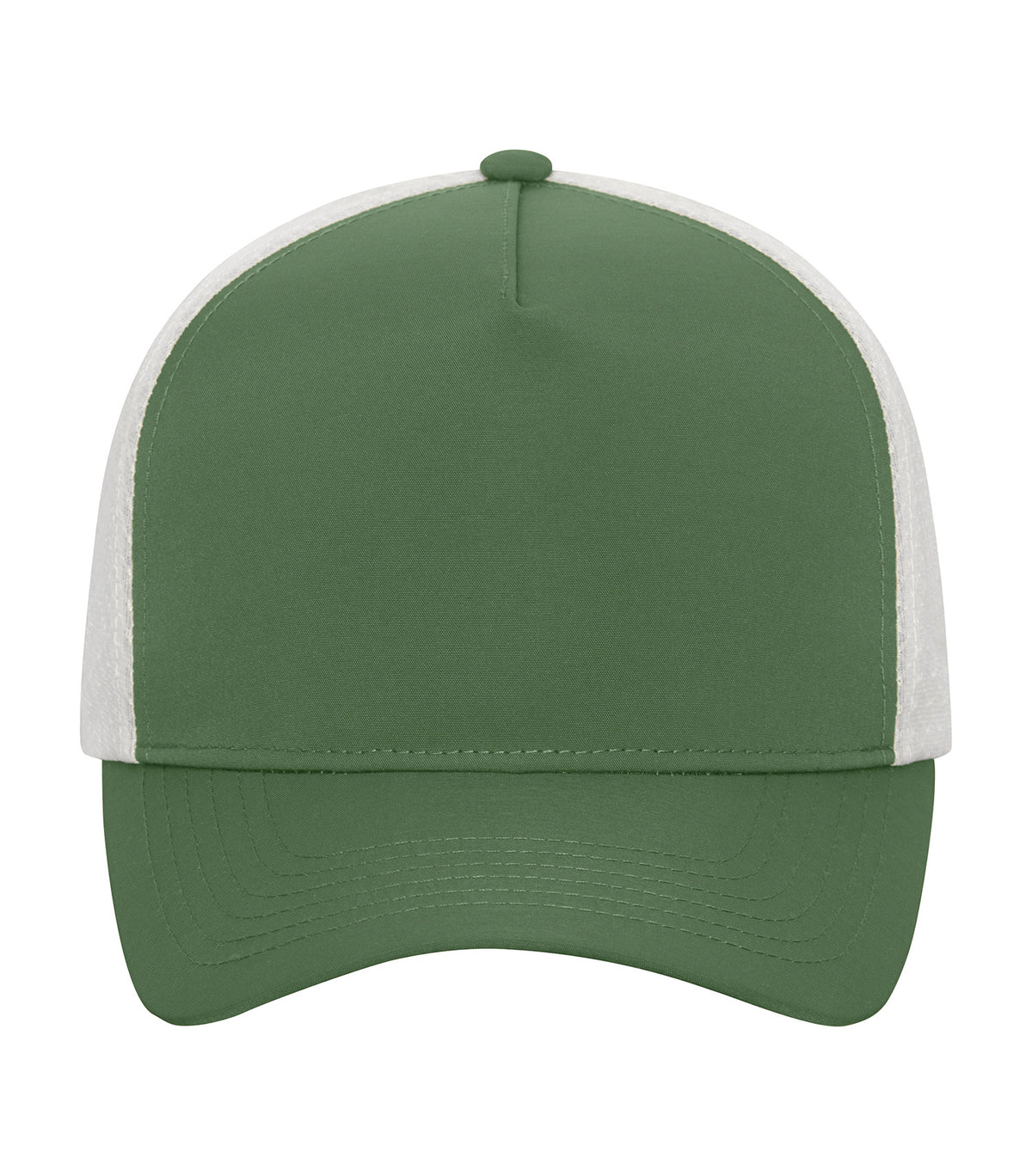 KOI KOI1836, Matte 5-panel Trucker Cap, Balsam Green/Bone