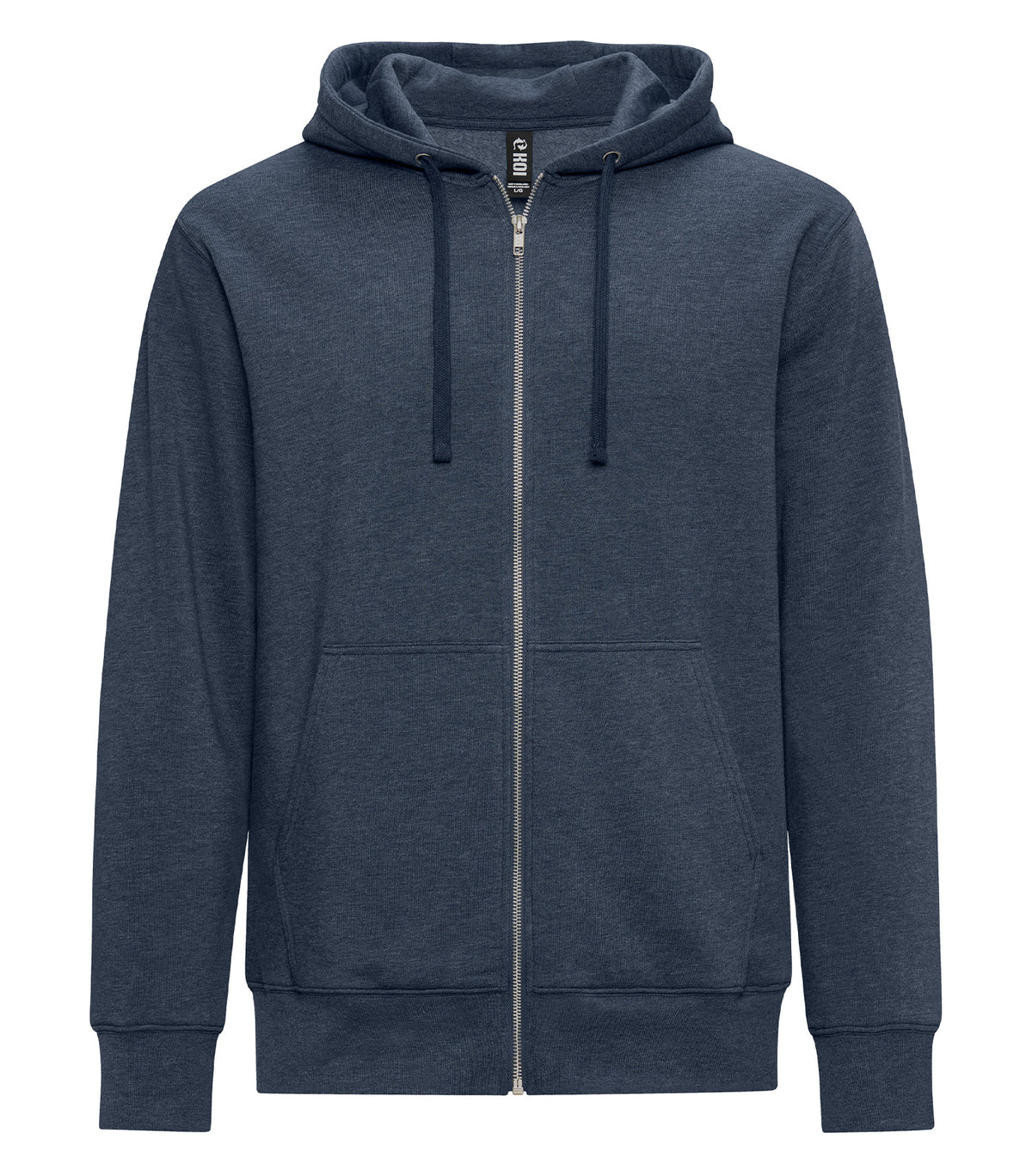 KOI KOI2052, Element Triblend Fleece Full Zip Hoodie, Indigo Frost*