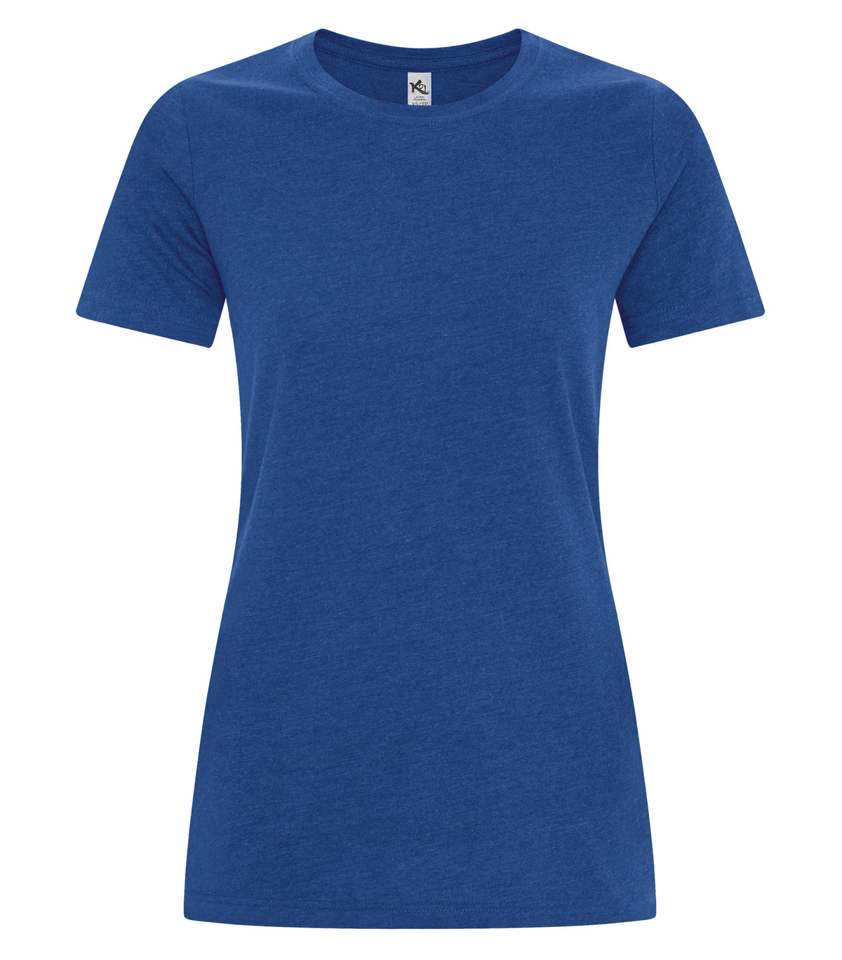 KOI KOI8060L, Element Ring Spun Cvc Ladies' Tee, Lapis