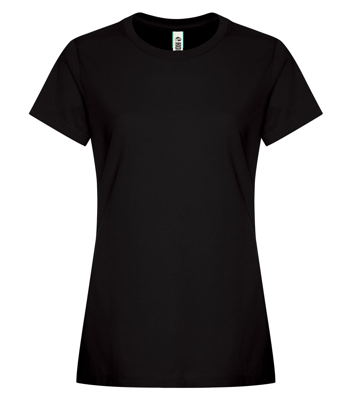 KOI KOI8070L, Element Ring Spun Cotton Ladies' Tee, Onyx