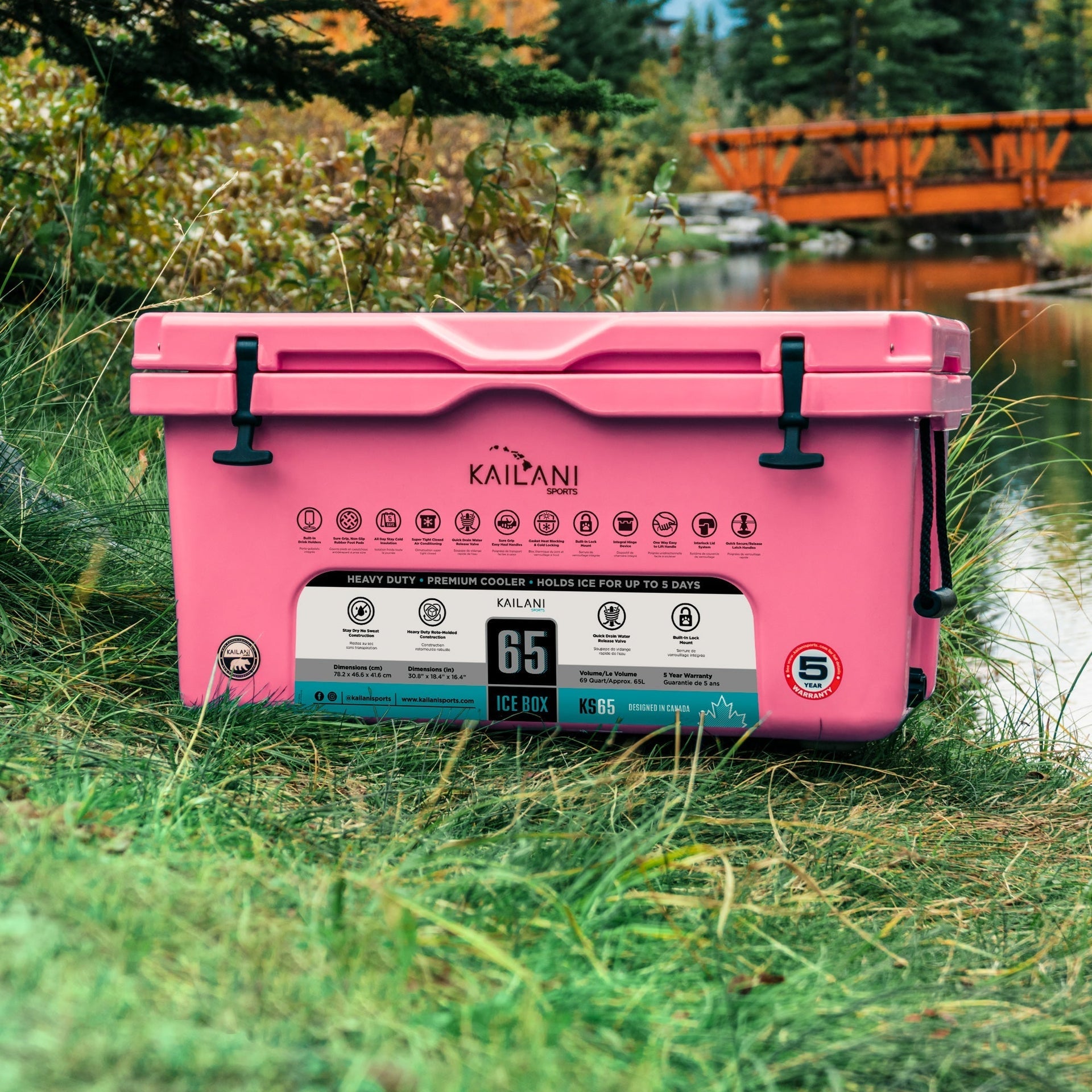 KS65 Cooler 116 Cans Holds 65 Cans KAILANI