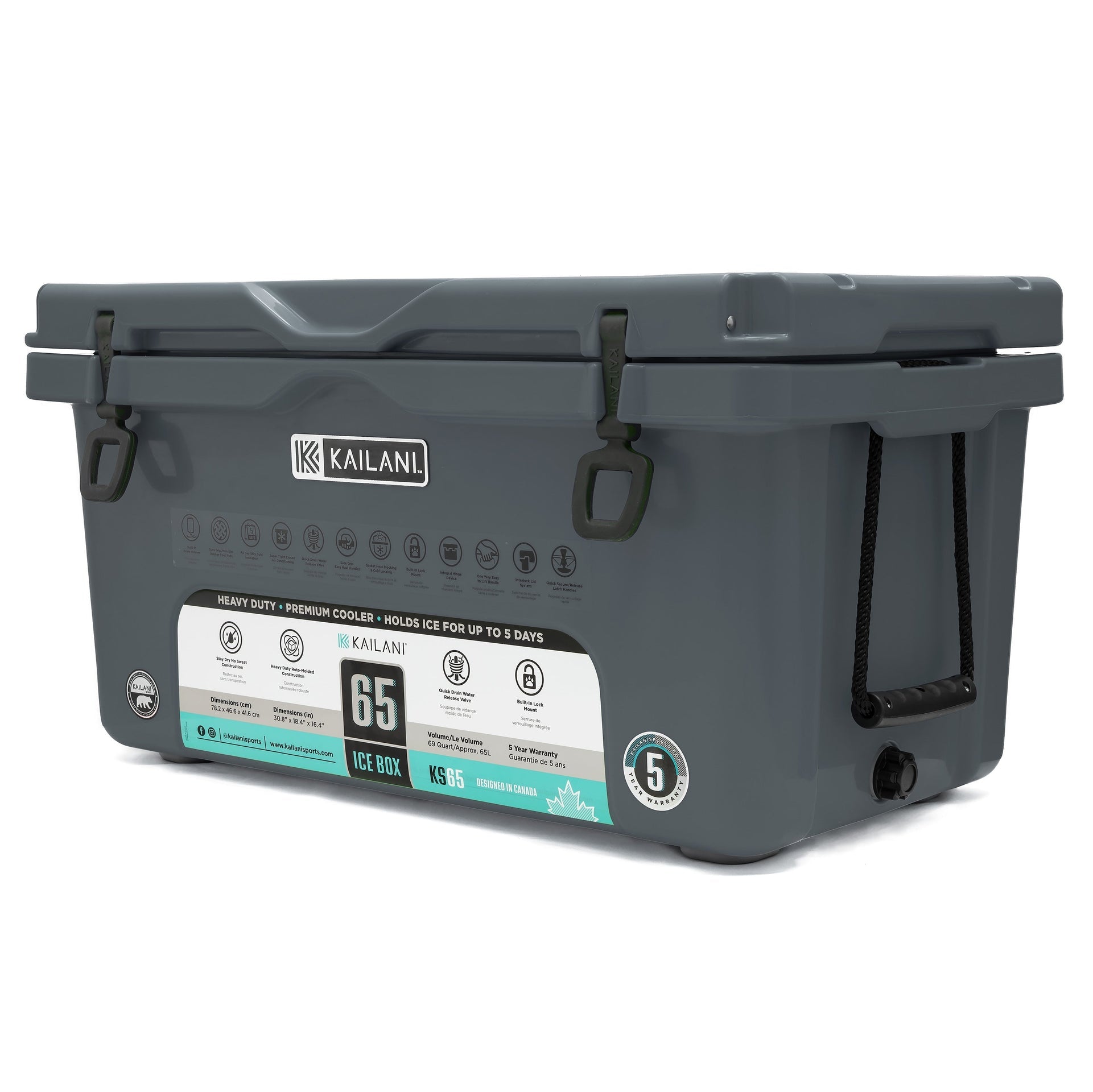 KS65 Cooler 116 Cans Holds 65 Cans KAILANI