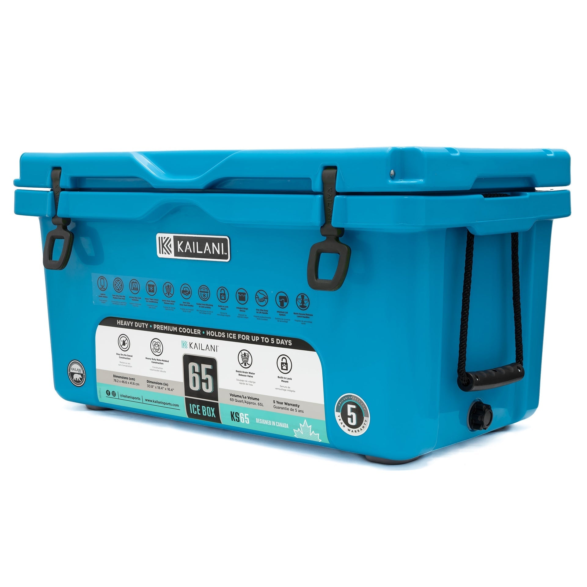 KS65 Cooler 116 Cans Holds 65 Cans KAILANI