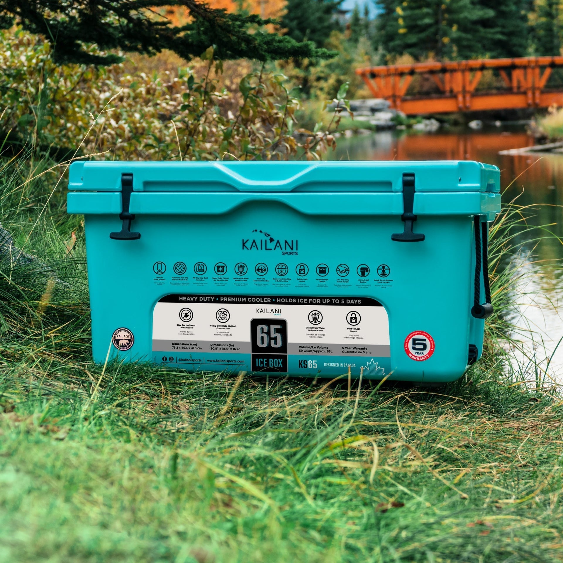 KS65 Cooler 116 Cans Holds 65 Cans KAILANI