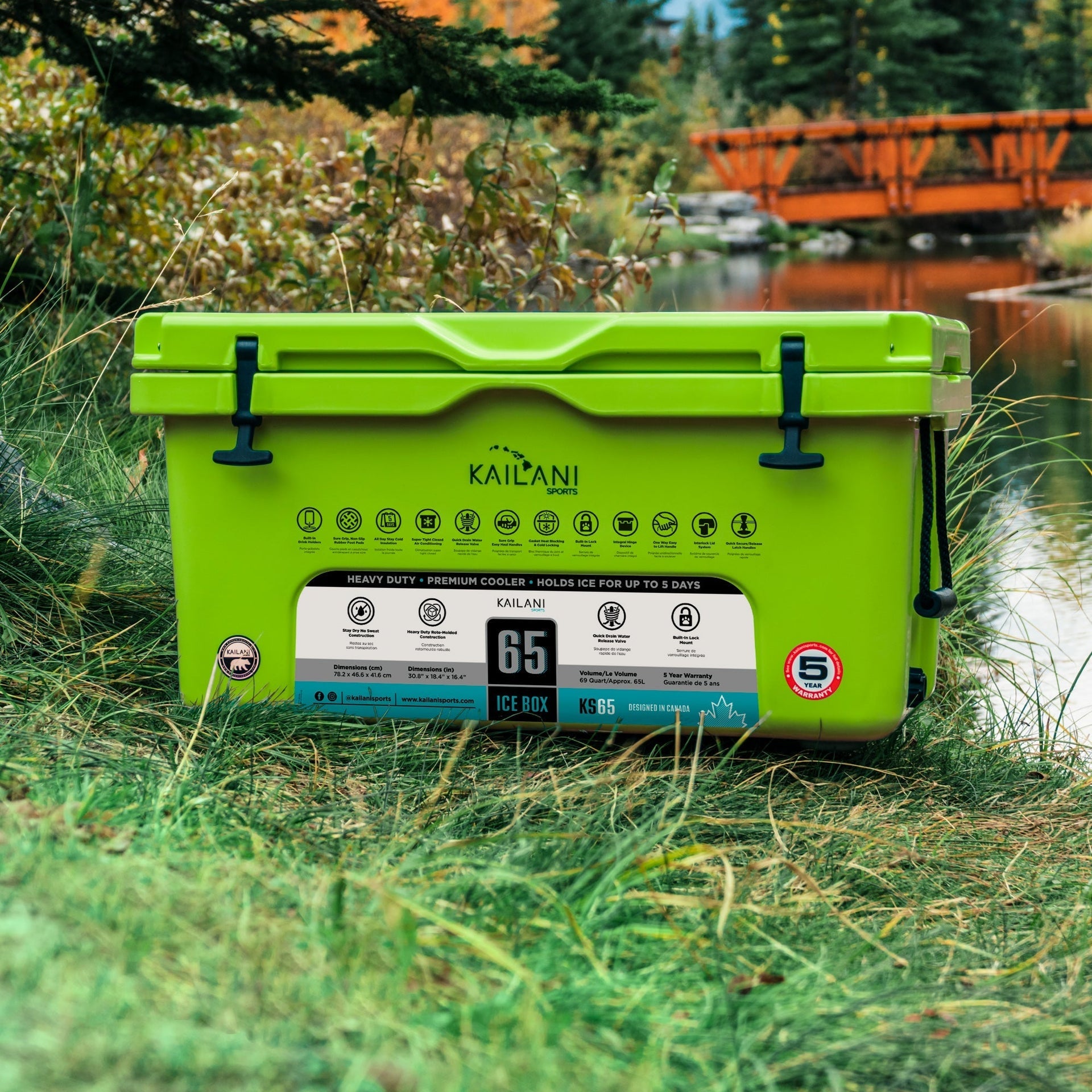 KS65 Cooler 116 Cans Holds 65 Cans KAILANI