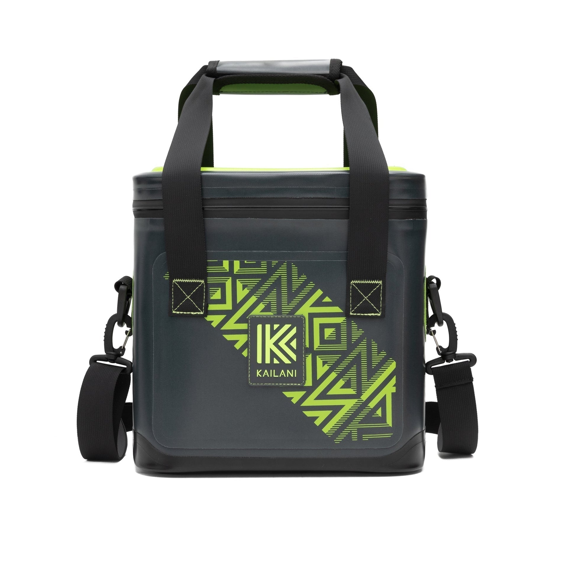 KUKUI 10 Can Soft Cooler Gray/Lime Gray Lime FULL MSRP Premium Soft Coolers