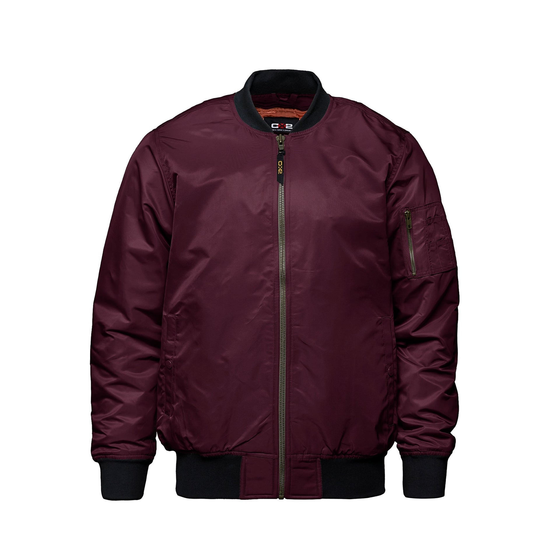 L09300 - Bomber - Men's Insulated Bomber Jacket Burgundy 9300 adult BOMBER Bomber Jacket CX2 Jackets mens