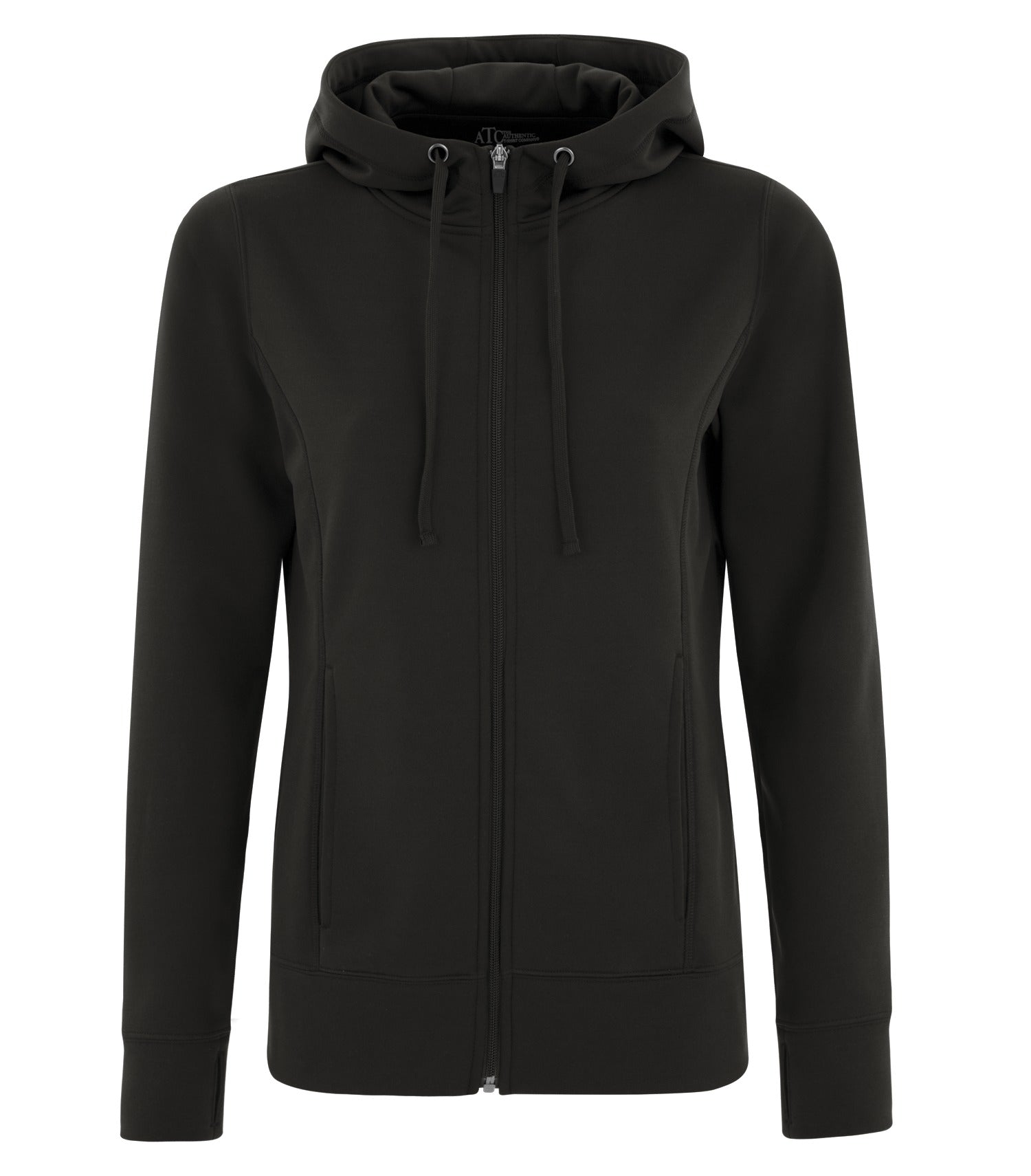 ATC - ATC™ GAME DAY™ FLEECE FULL ZIP LADIES' HOODIE. - L2004 Black ATC L2004